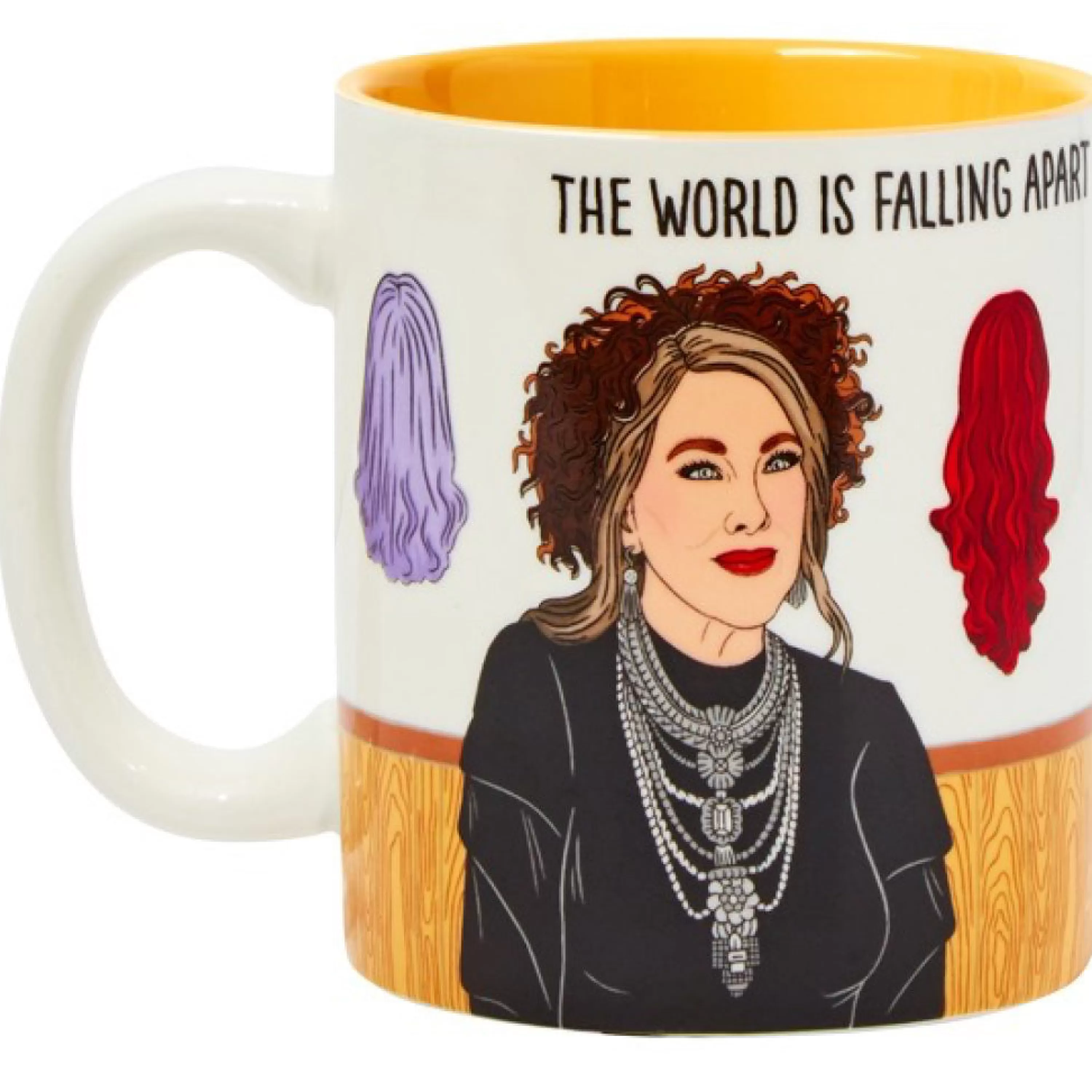 Shop The Found Schitt's Creek Moira World Falling Apart Mug