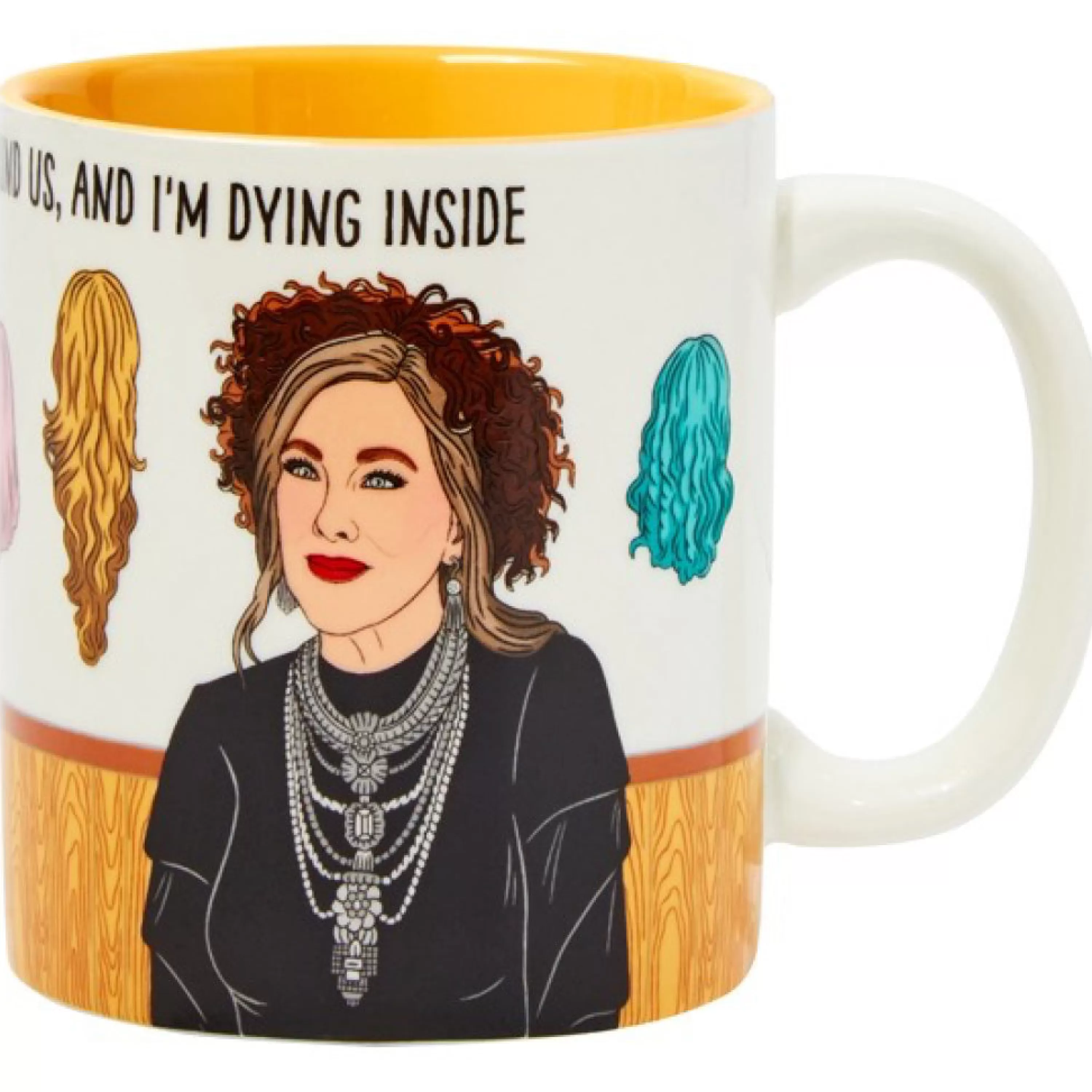 Shop The Found Schitt's Creek Moira World Falling Apart Mug