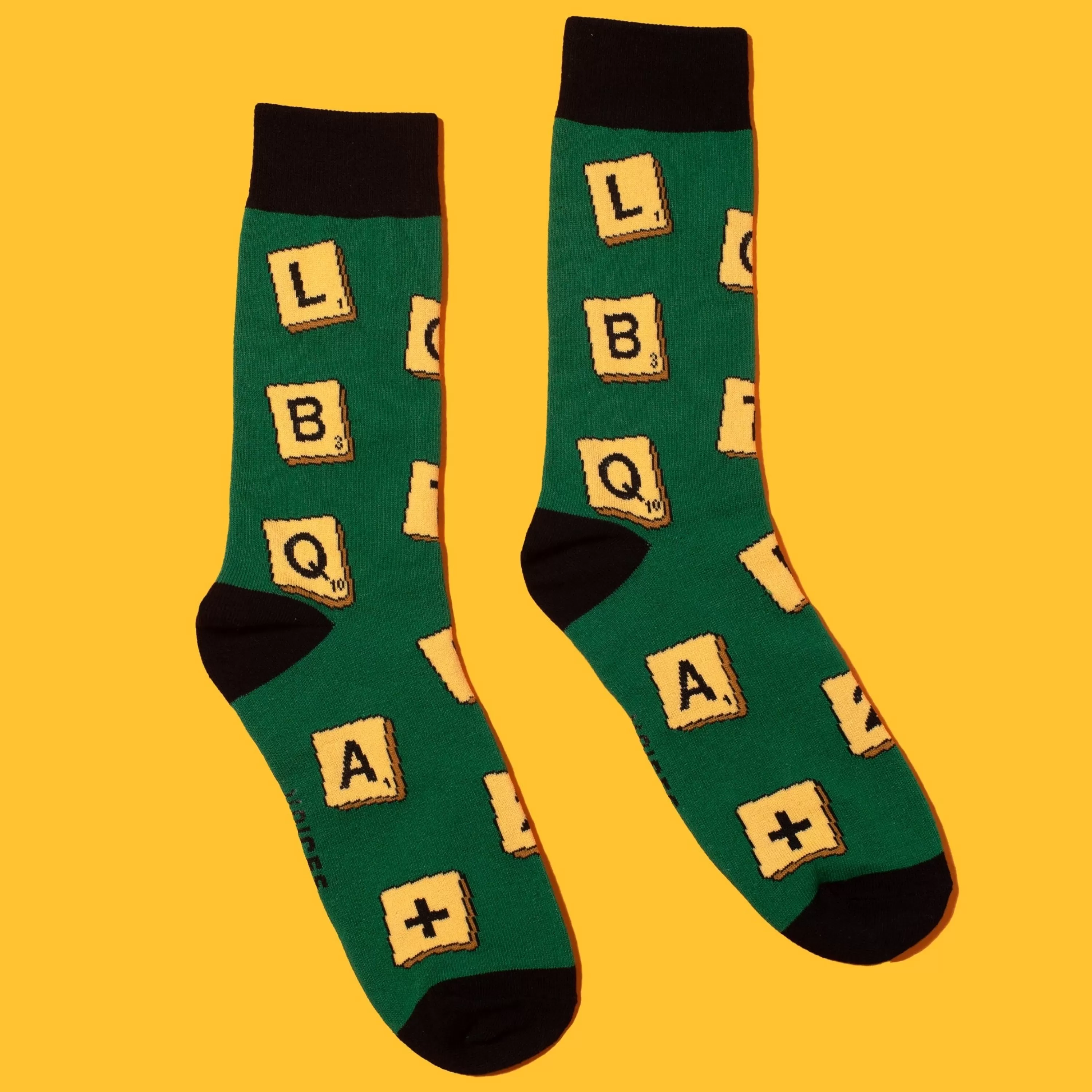 Cheap Main and Local Scrabble Pride Socks