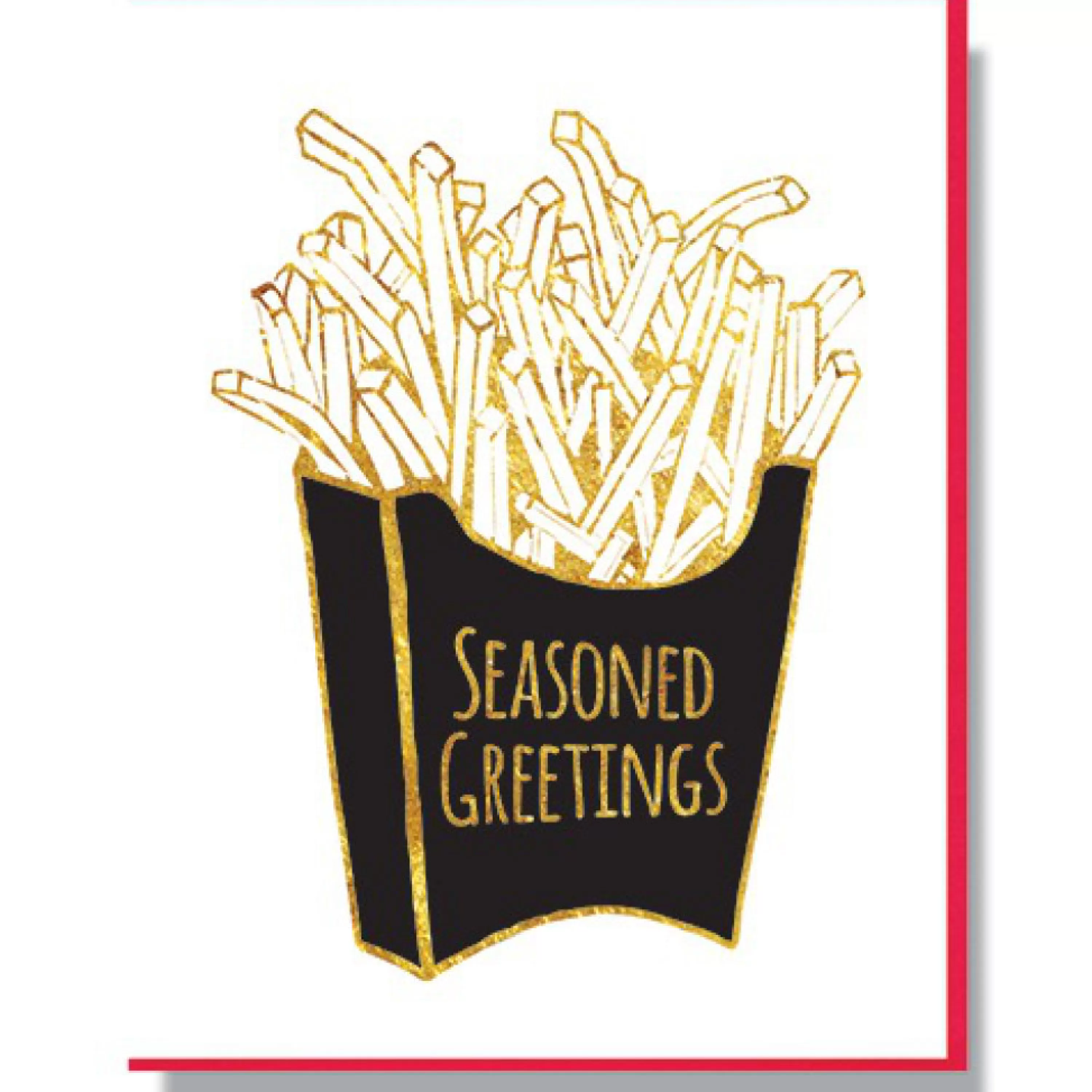 Smitten Kitten Seasoned Greetings Fries Card