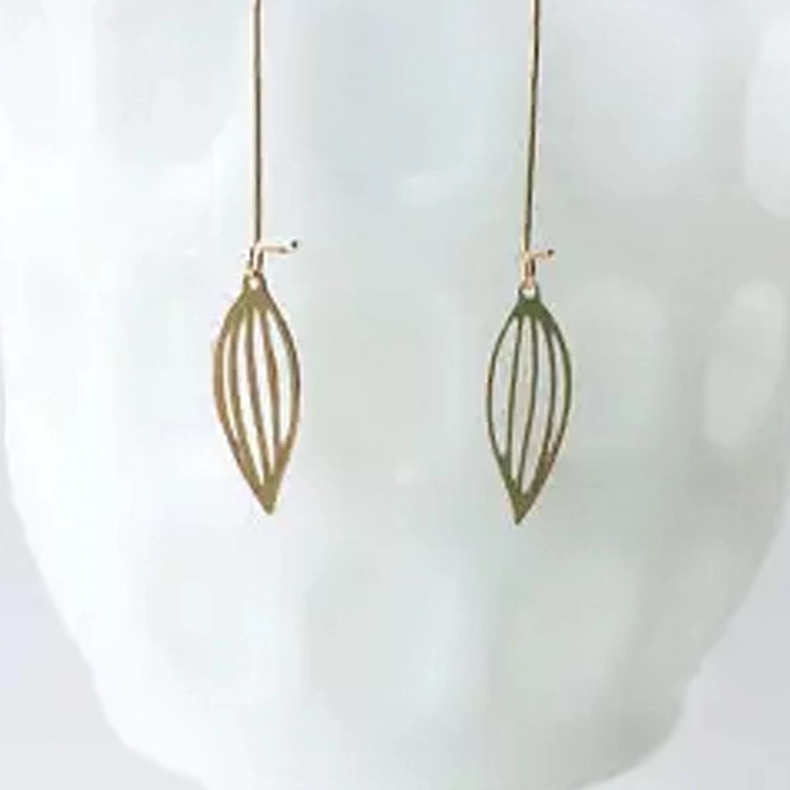 Best Sale A Tea Leaf Jewelry Seed Earrings Gold