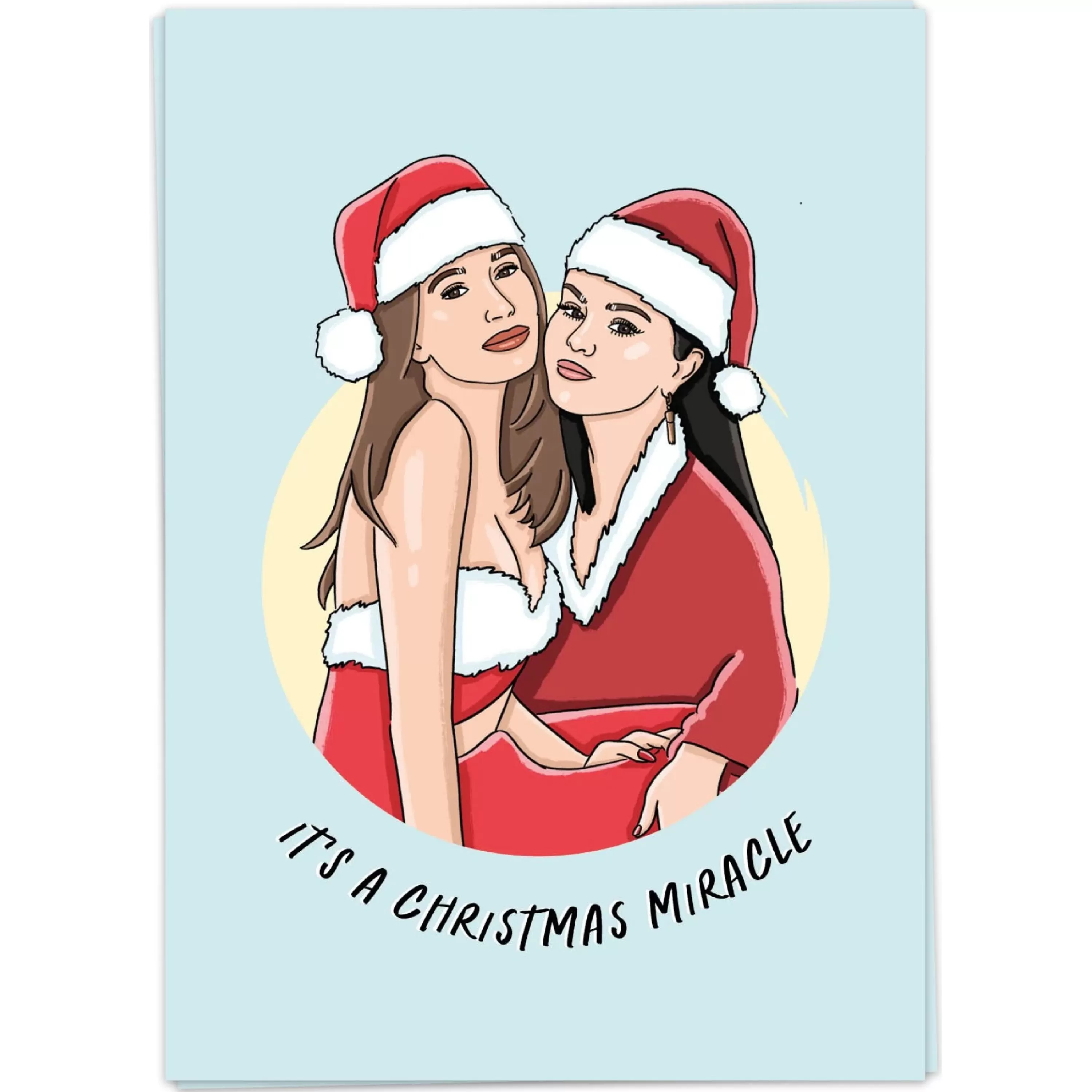 Kaart Blanche Selena & Hailey Christmas Miracle Card