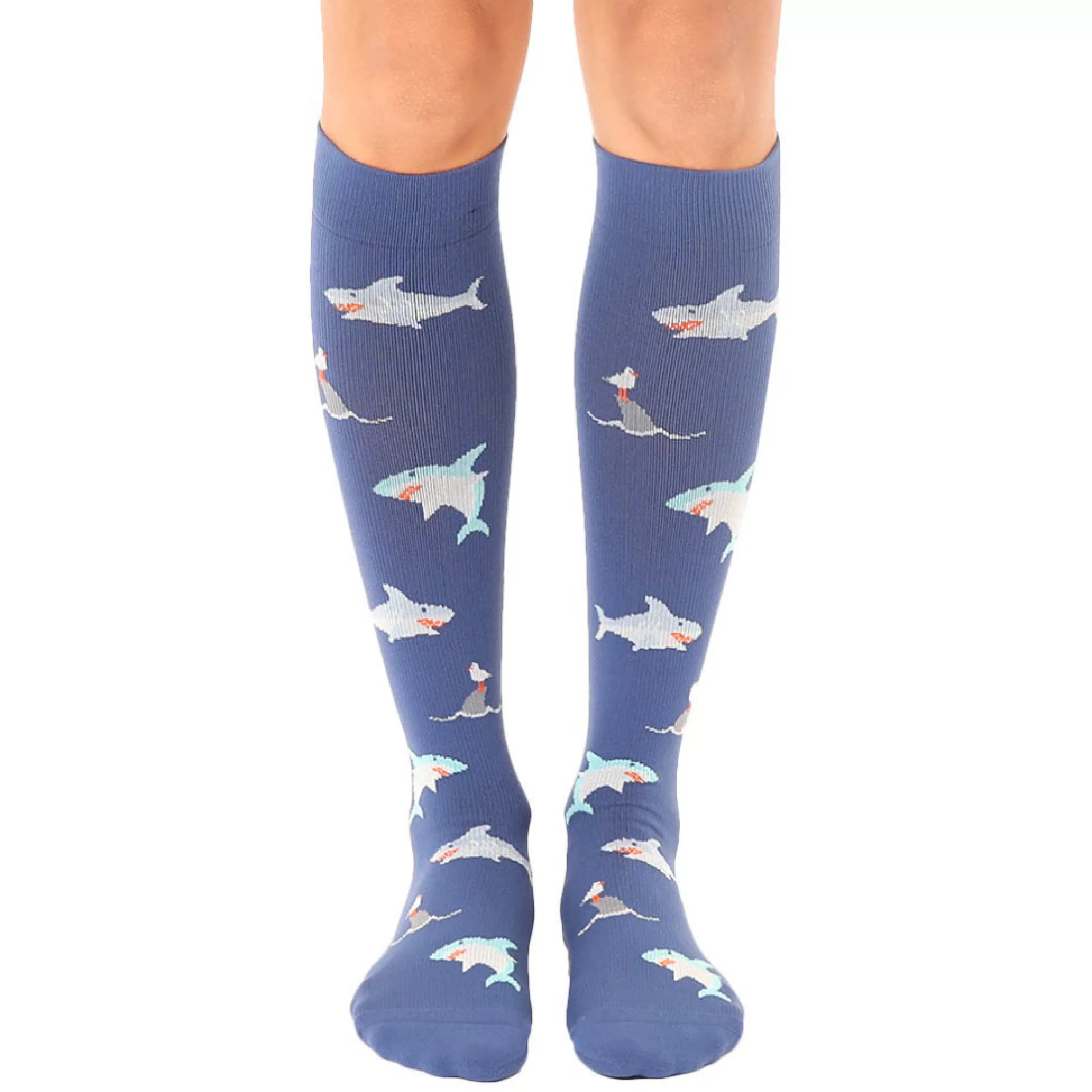 Cheap Living Royal Shark Compression Socks