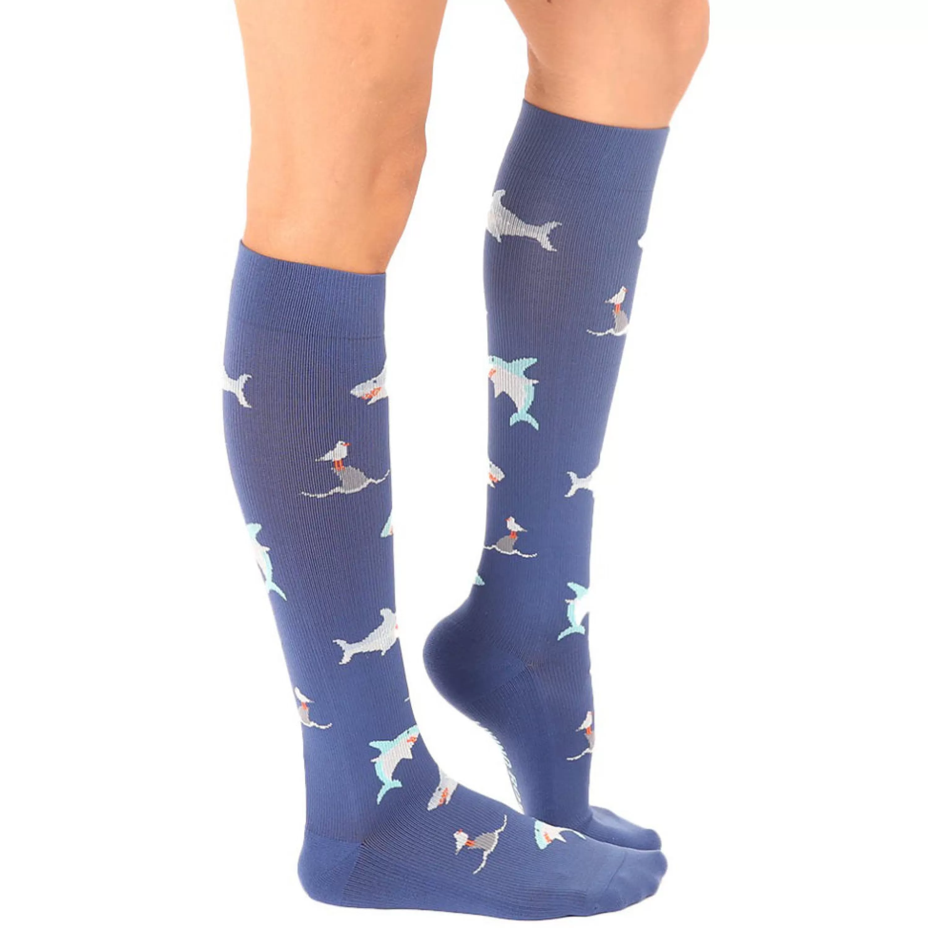 Cheap Living Royal Shark Compression Socks