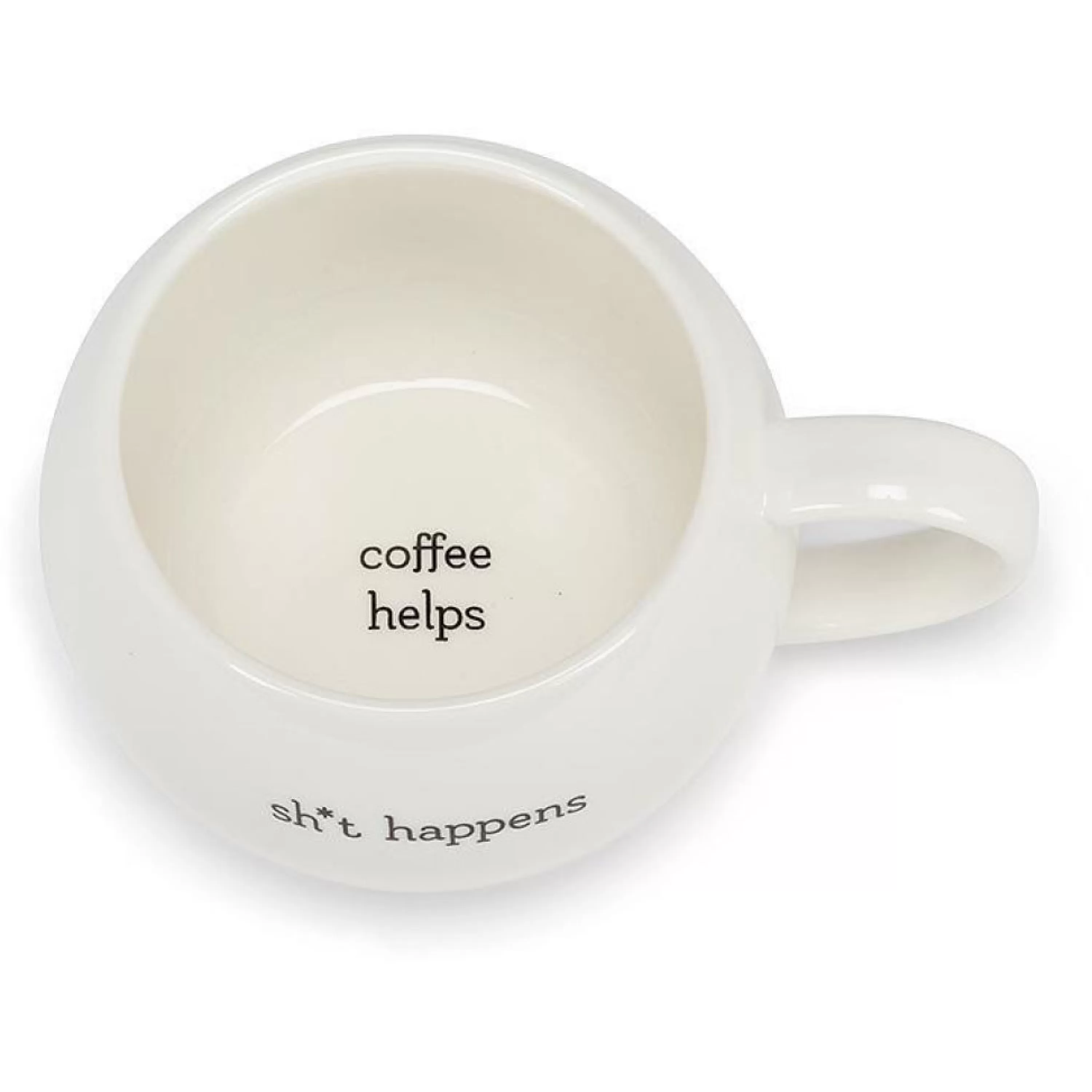 Cheap Abbott Collection Sh*T Happens Ball Mug