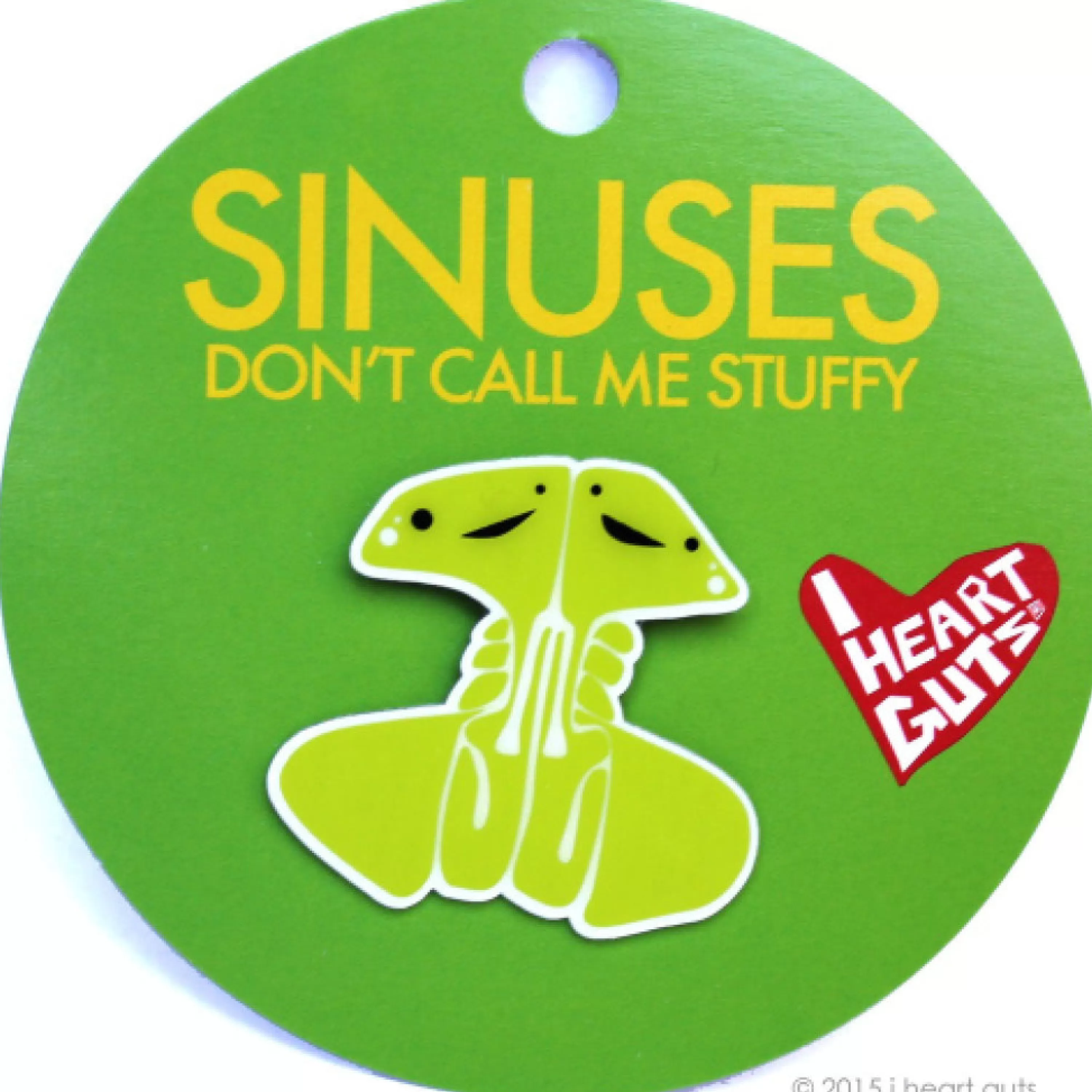 Shop I Heart Guts Sinus Lapel Pin