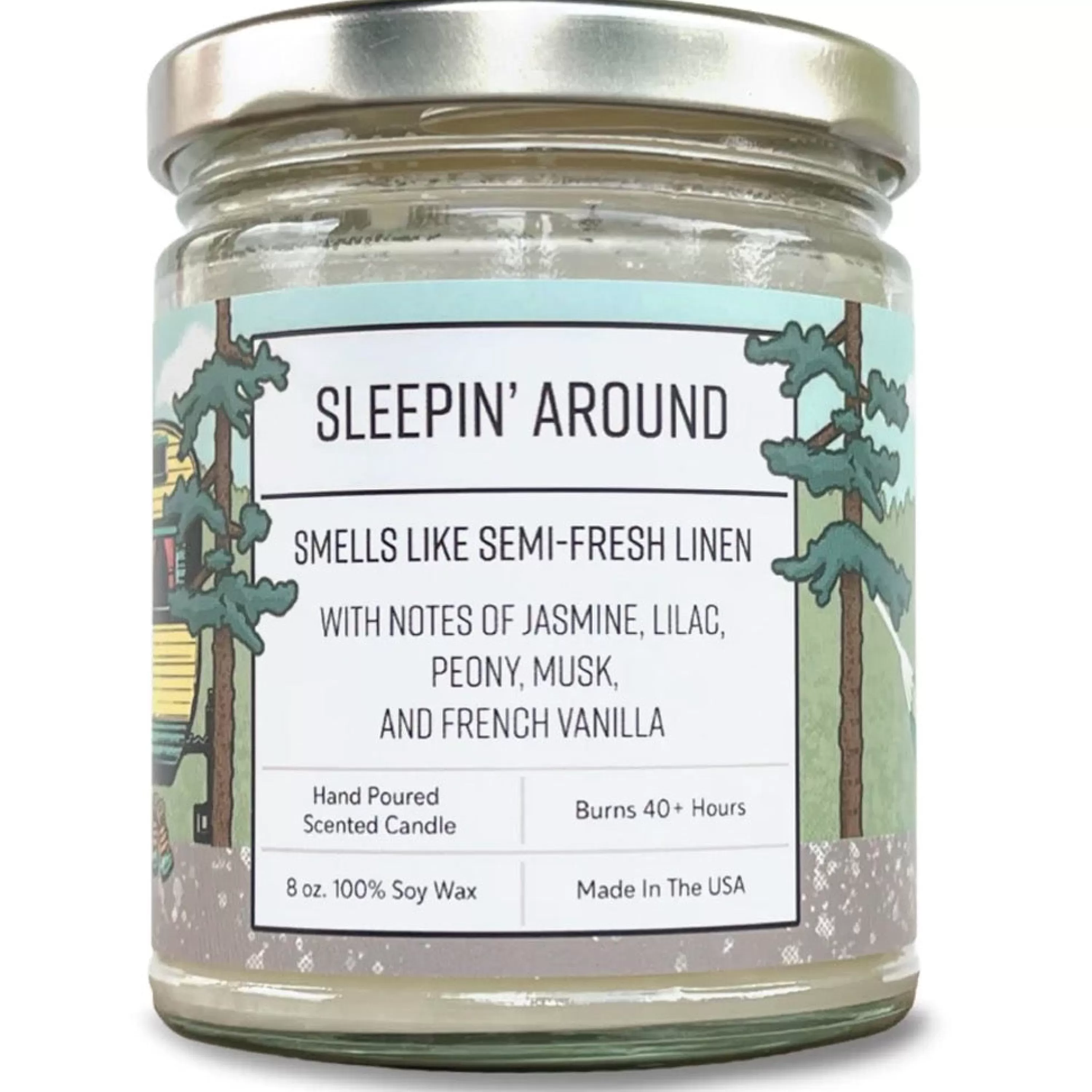 Fashion Two Little Fruits Sleepin' Around 8Oz Soy Candle