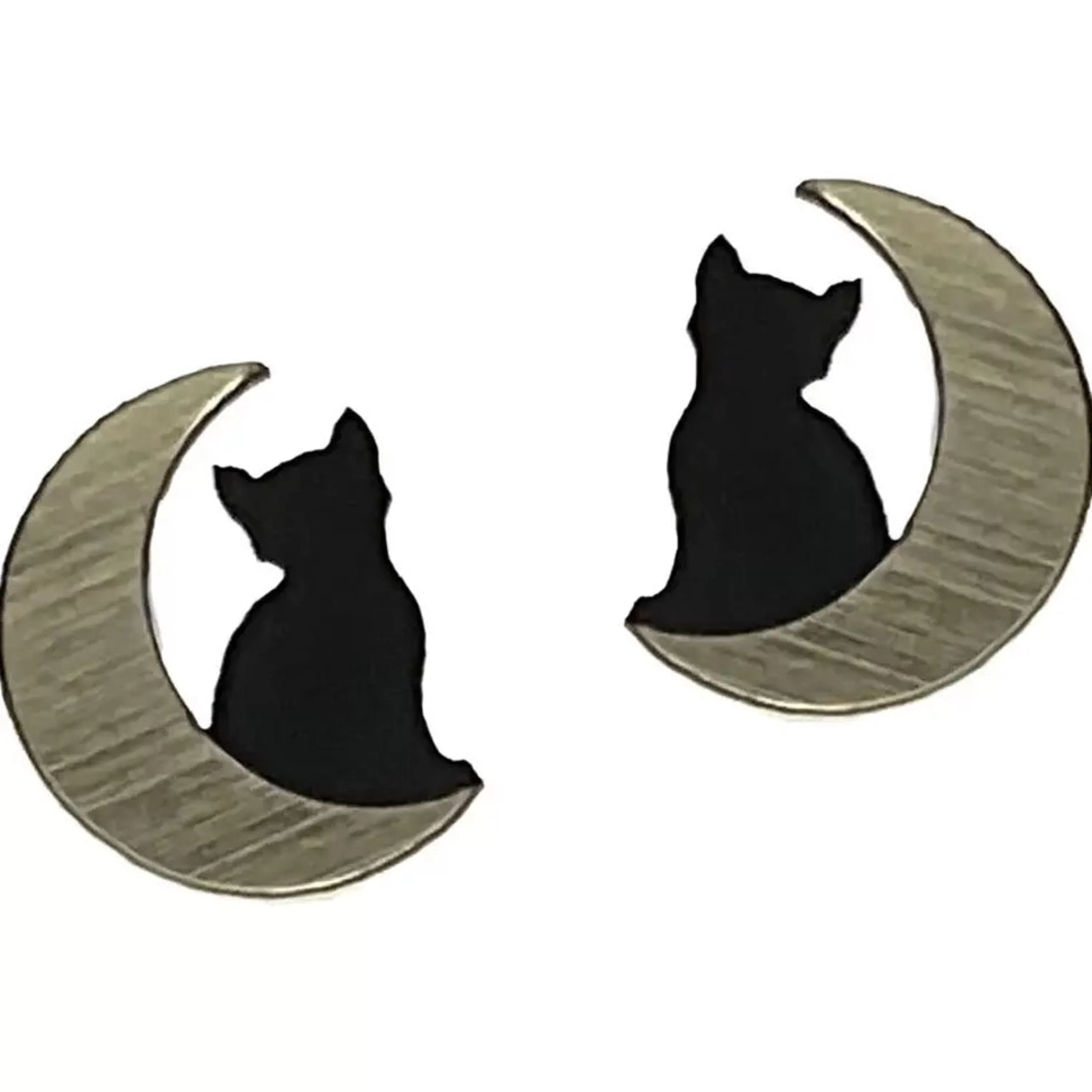 Best Sale Vinca Small Cat In Moon Earrings