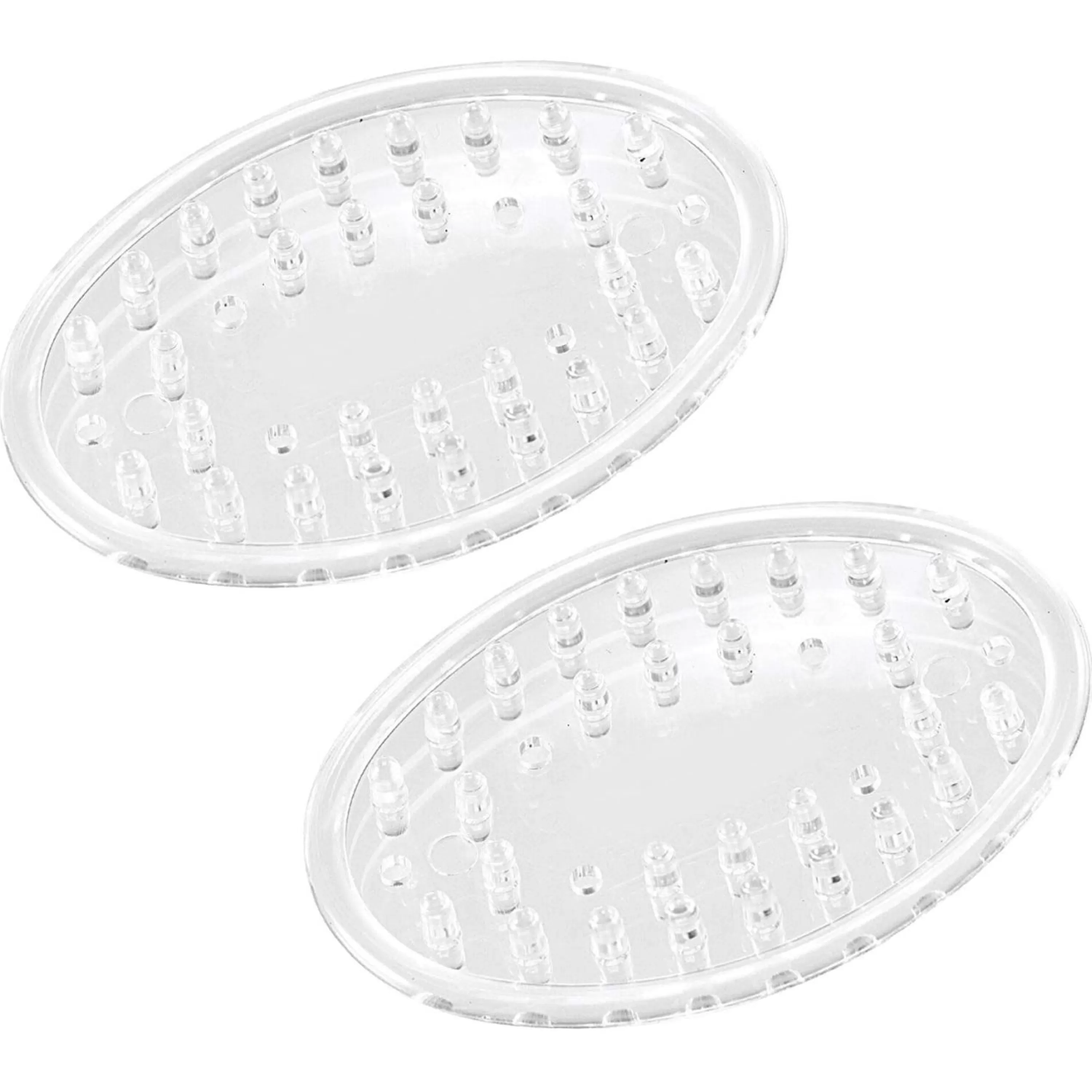 Hot iDESIGN Soap Saver Small Oval Clear Set Of 2