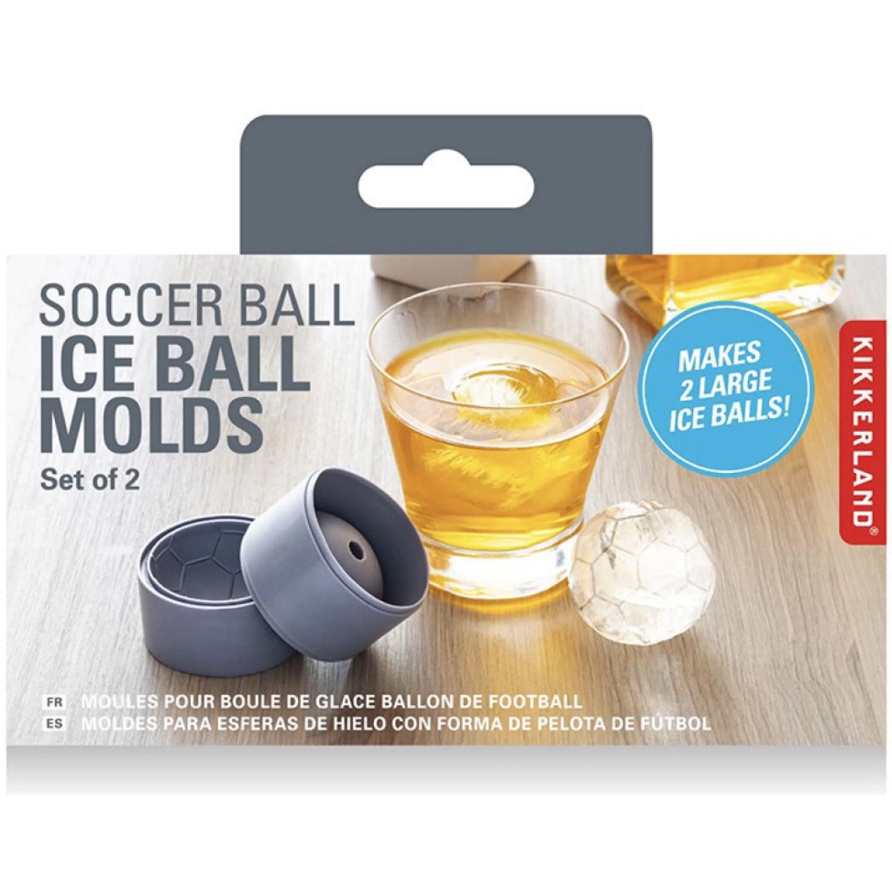 Clearance Kikkerland Soccer Ball Ice Molds