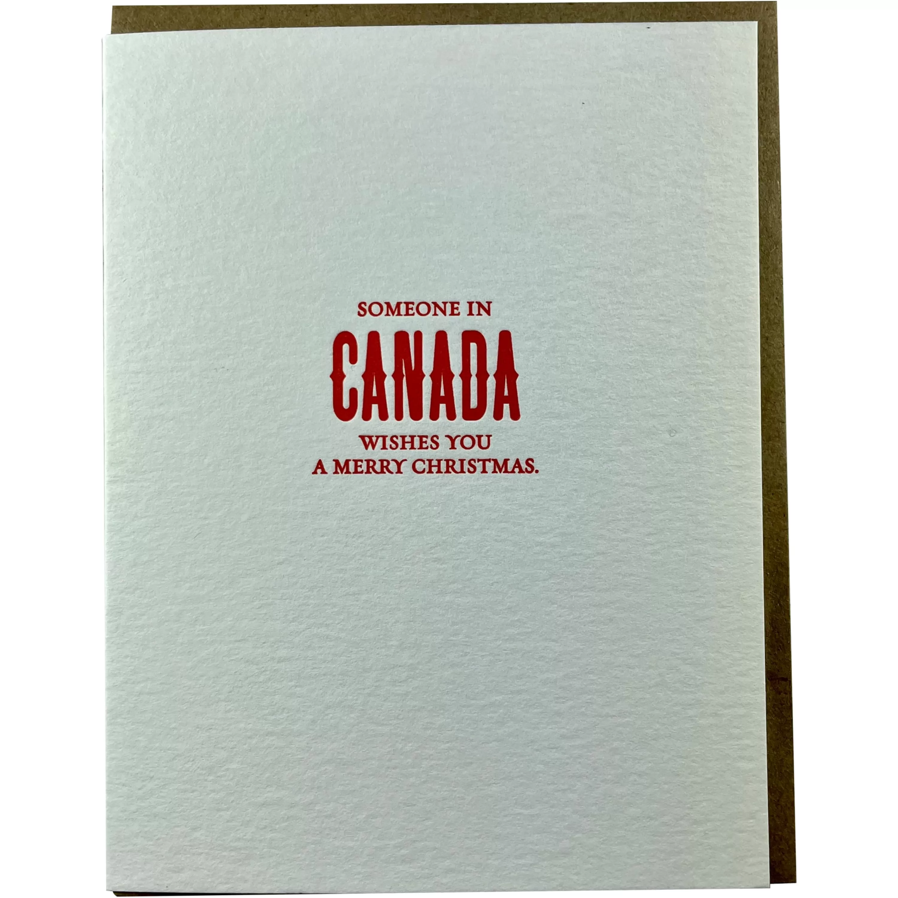 Sapling Press Someone In Canada Christmas Card