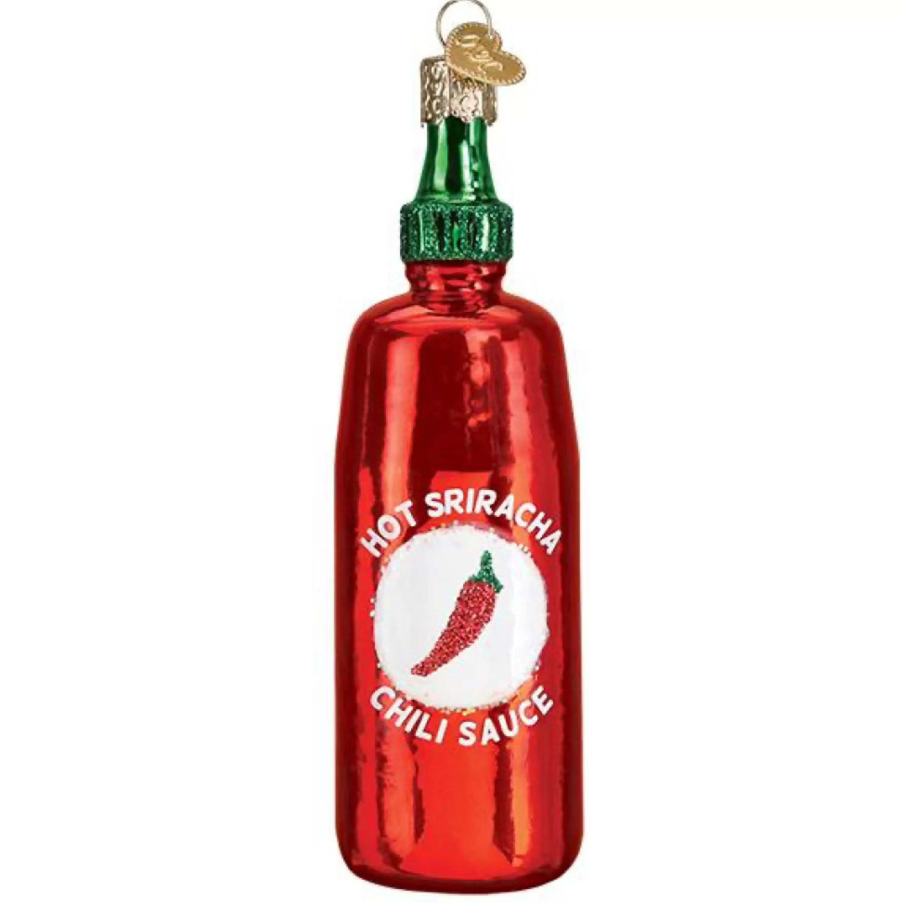 Old World Christmas Sriracha Sauce Ornament