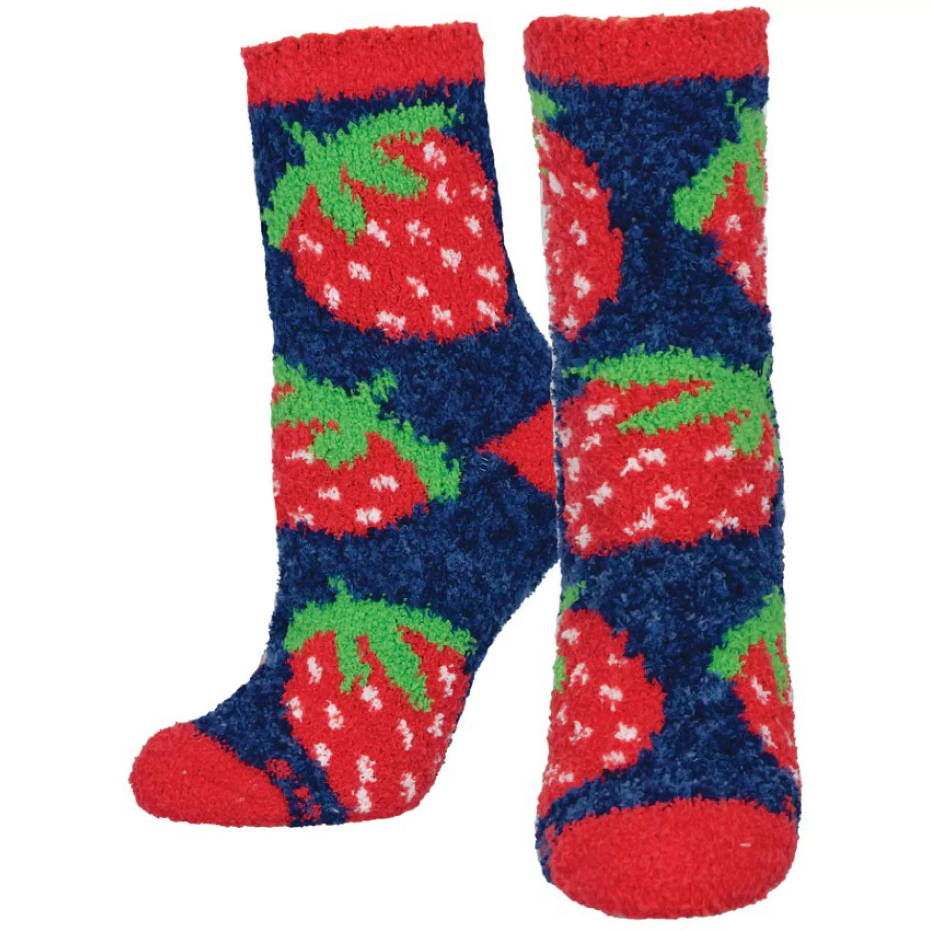 Cheap SockSmith Strawberry Warm & Cozy Socks Navy