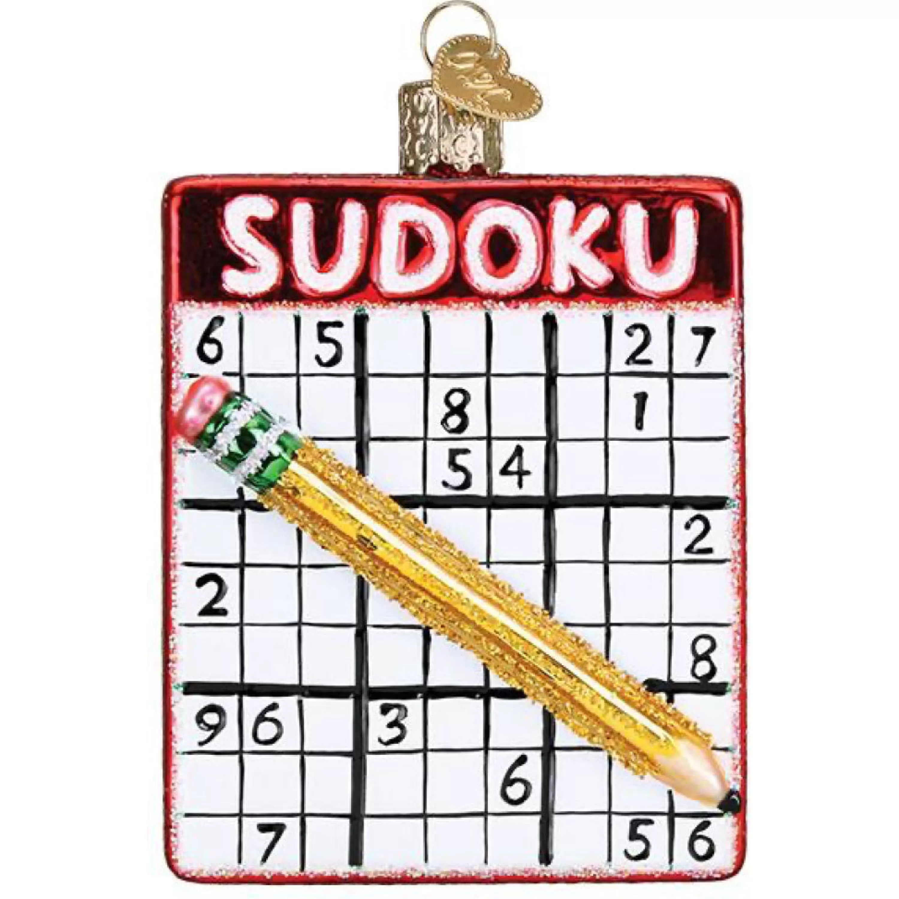 Old World Christmas Sudoku Ornament