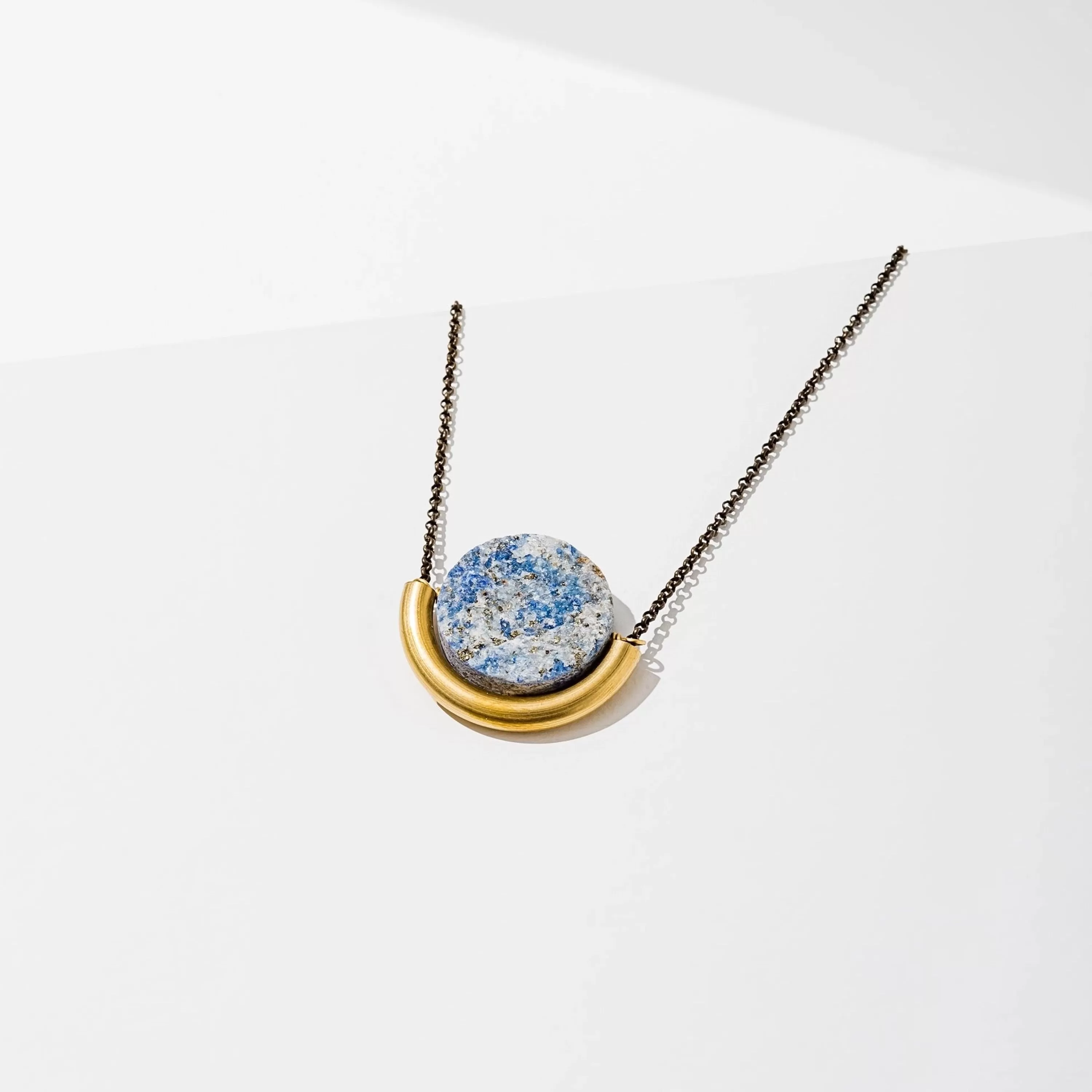 Clearance Larissa Loden Sun & Moon Necklace Lapis