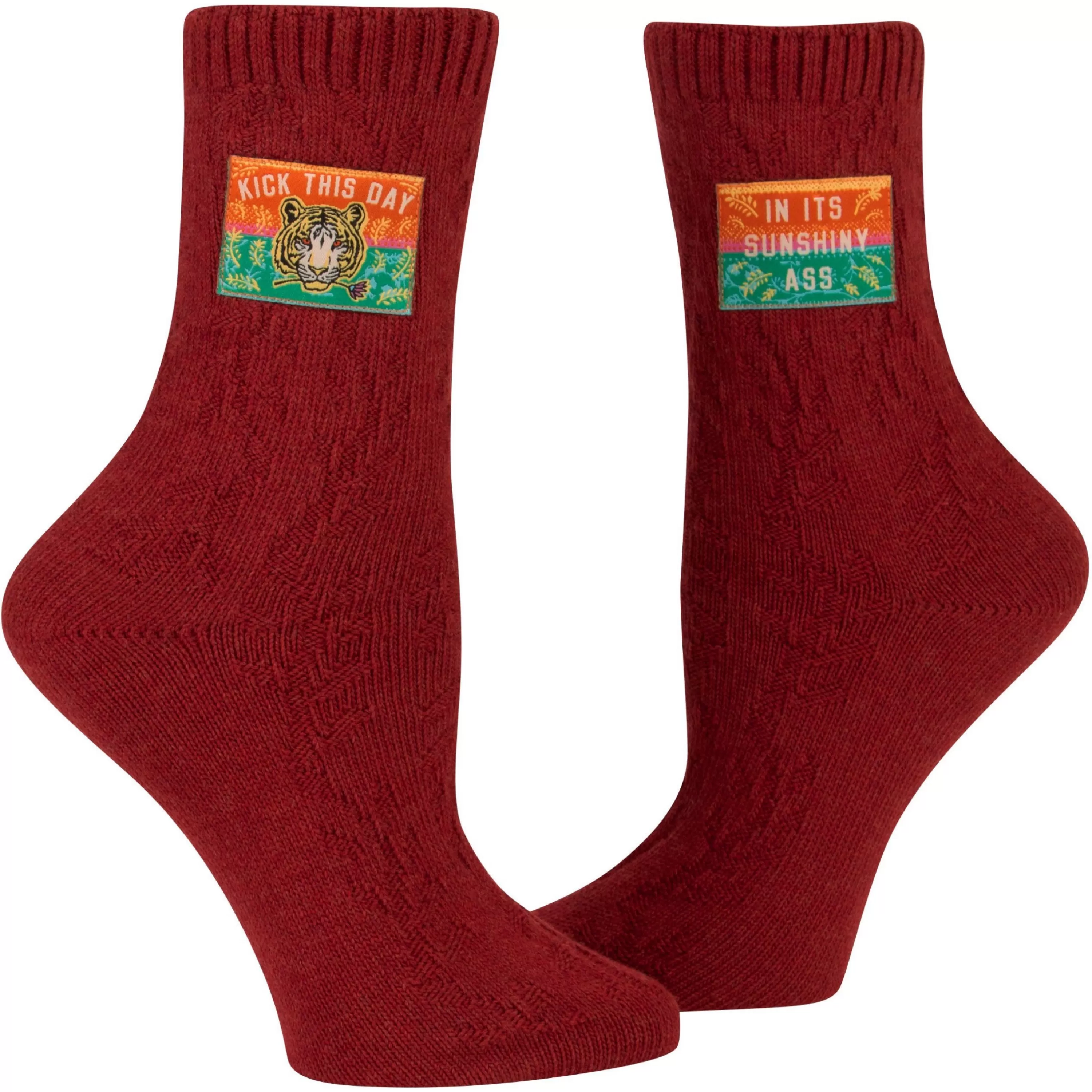 Store Blue Q Sunshiny Ass Tag Socks