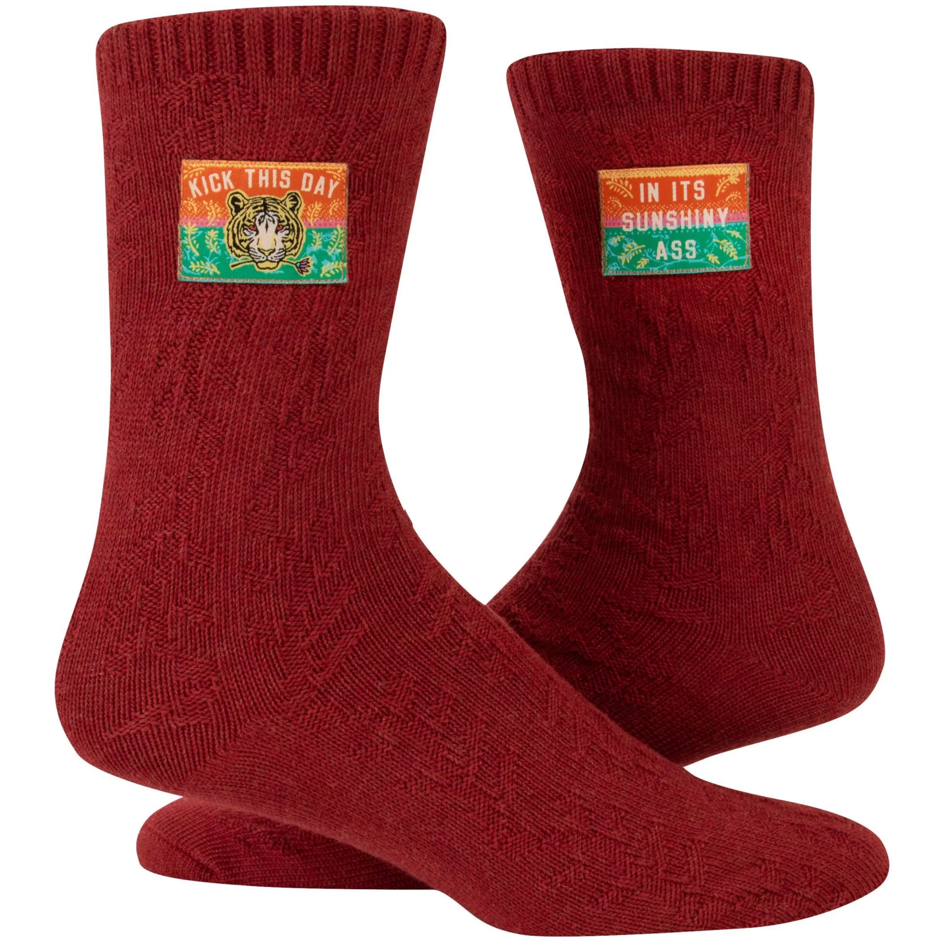 Store Blue Q Sunshiny Ass Tag Socks