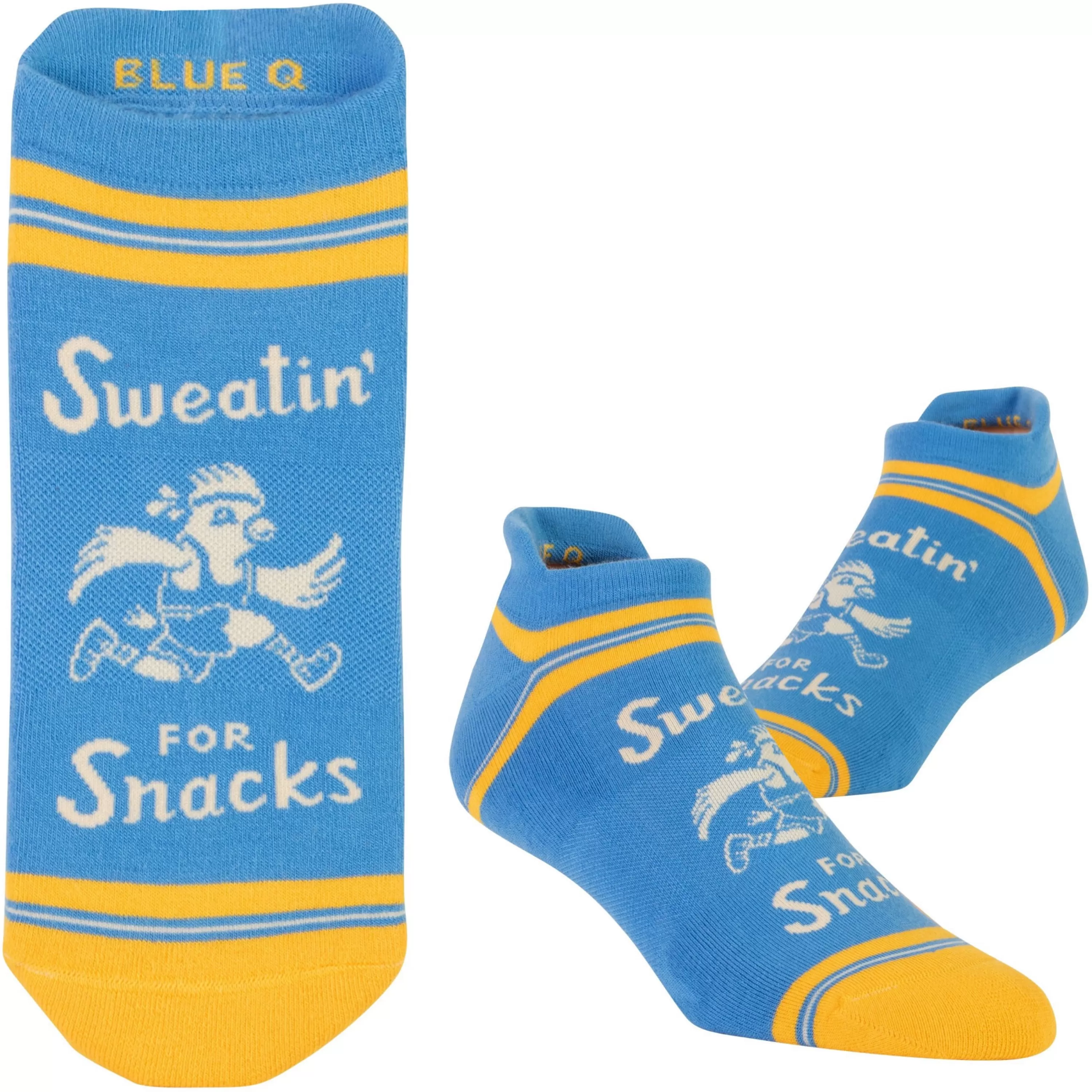 Online Blue Q Sweatin' For Snacks Sneaker Socks