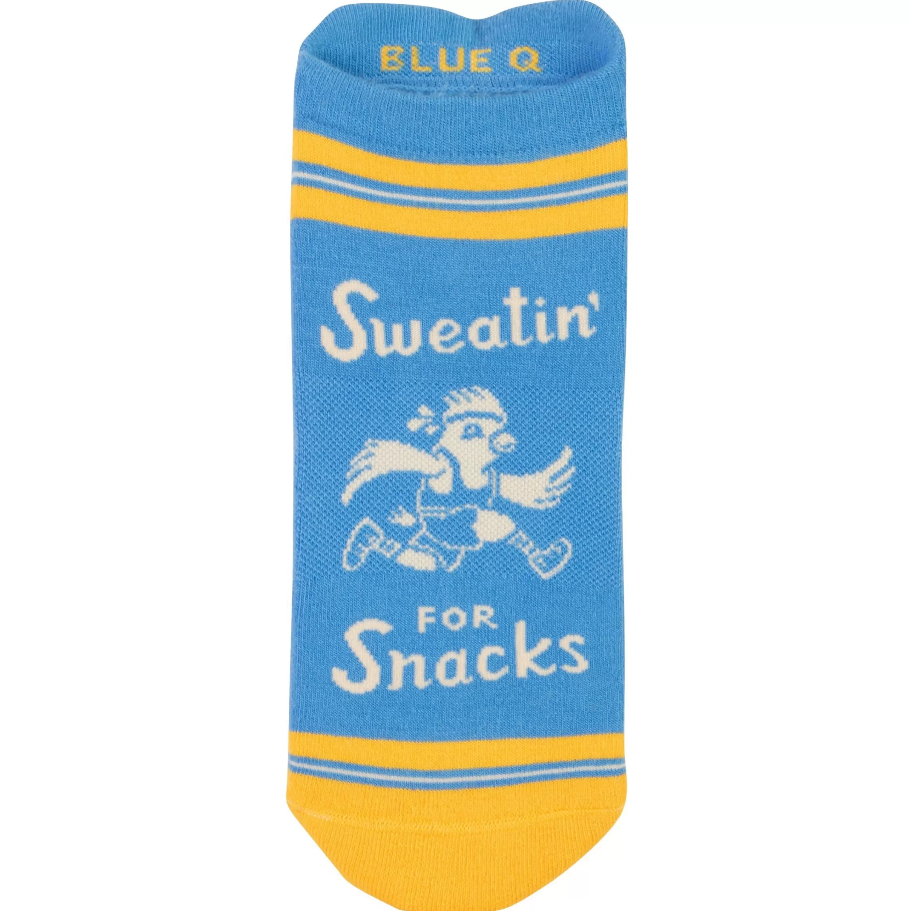 Online Blue Q Sweatin' For Snacks Sneaker Socks