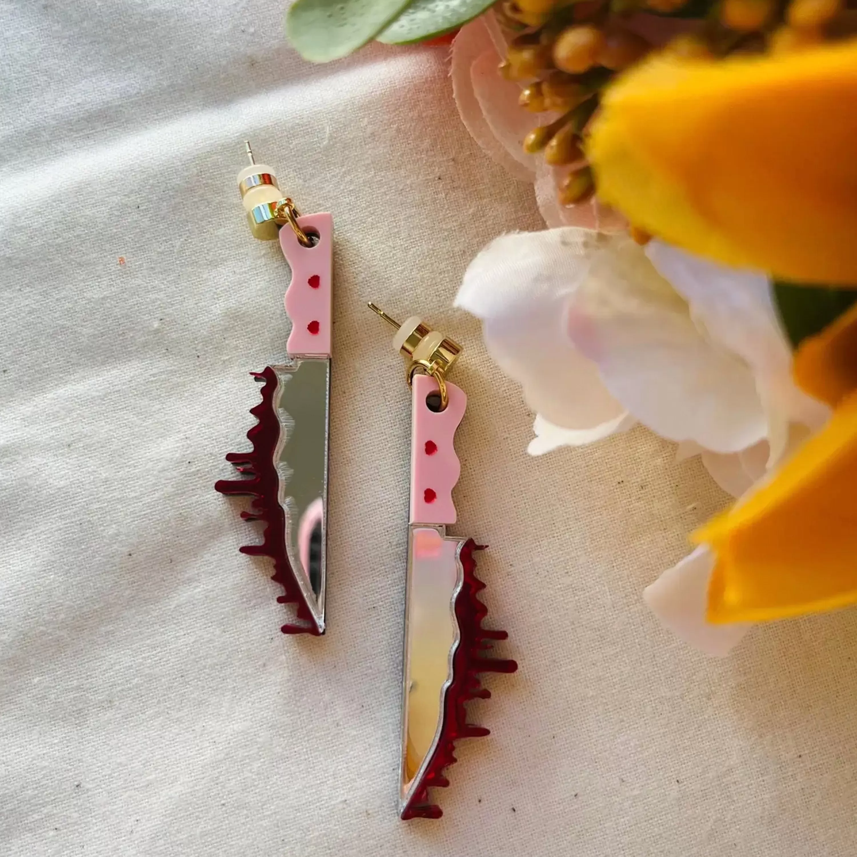 Shop Studio Nena Sweetheart Bloody Knife Earrings