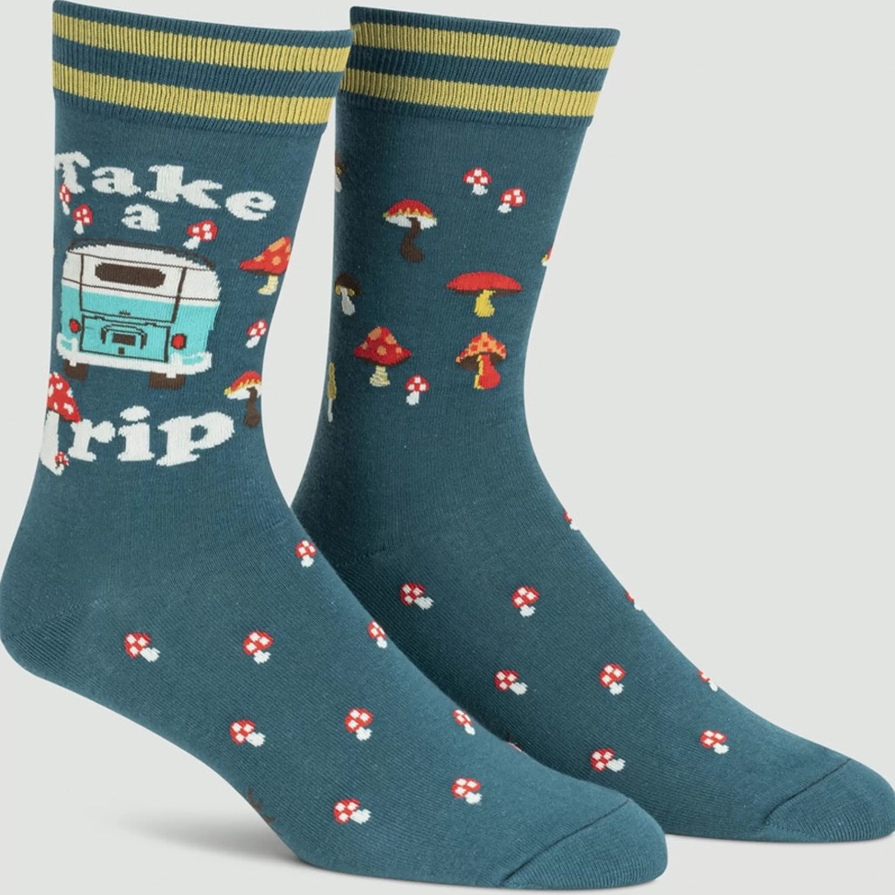 Sale Sock It To Me Take A Trip Men's Crew Socks