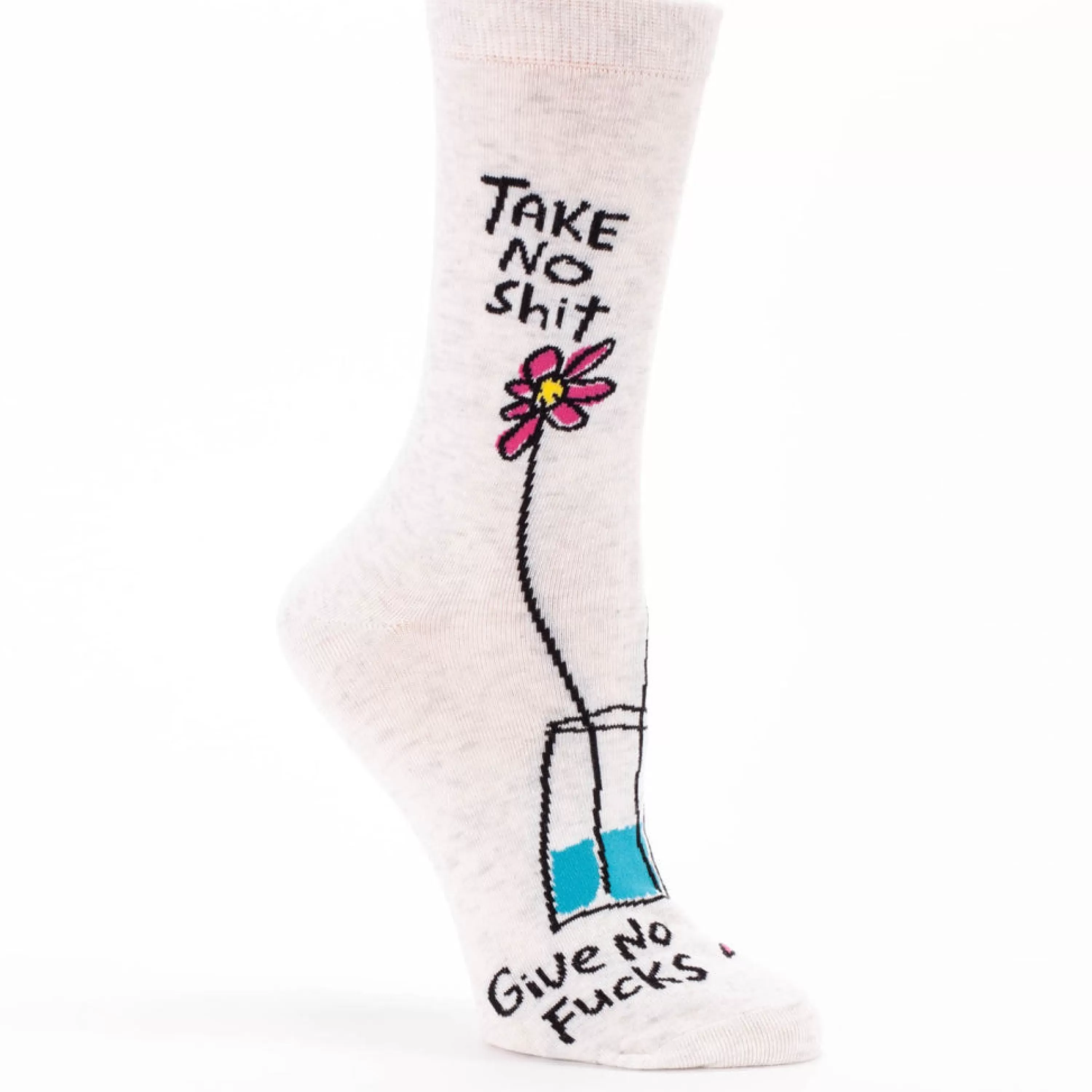 Shop Blue Q Take No Shit Crew Socks