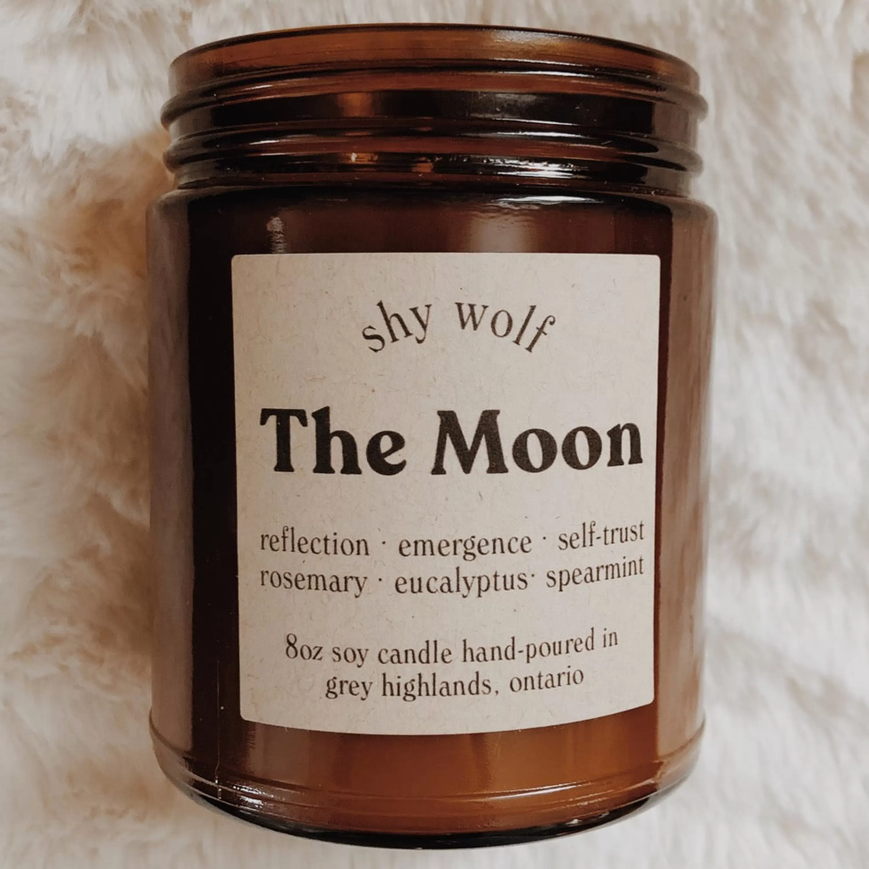 Best Sale Shy Wolf Candles The Moon Tarot Candle