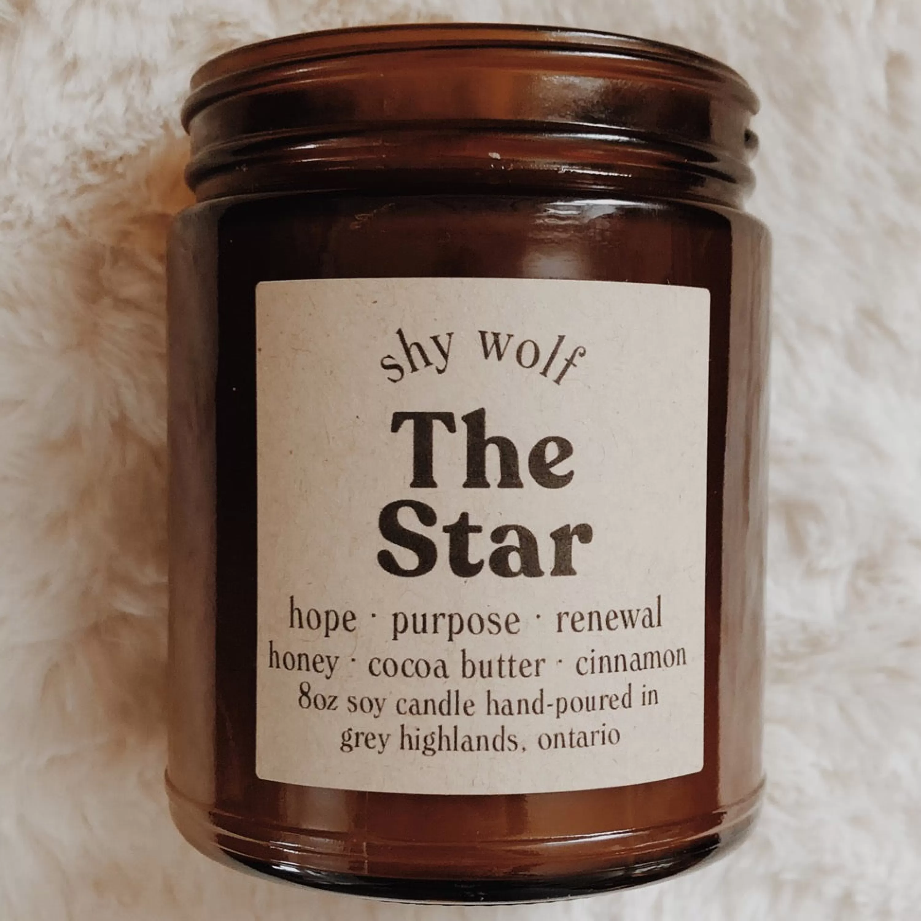 Store Shy Wolf Candles The Star Tarot Candle