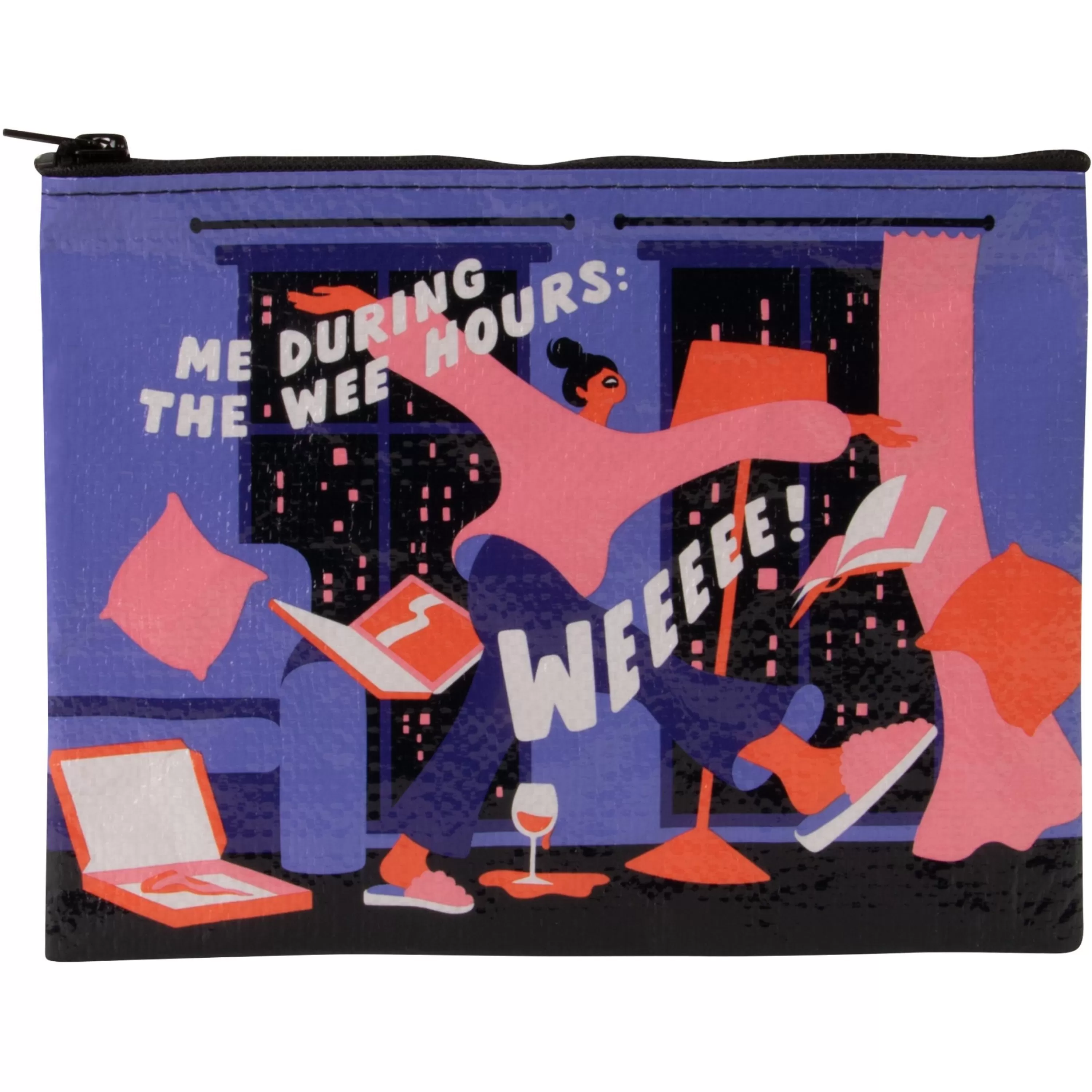 Shop Blue Q The Wee Hours Zipper Pouch