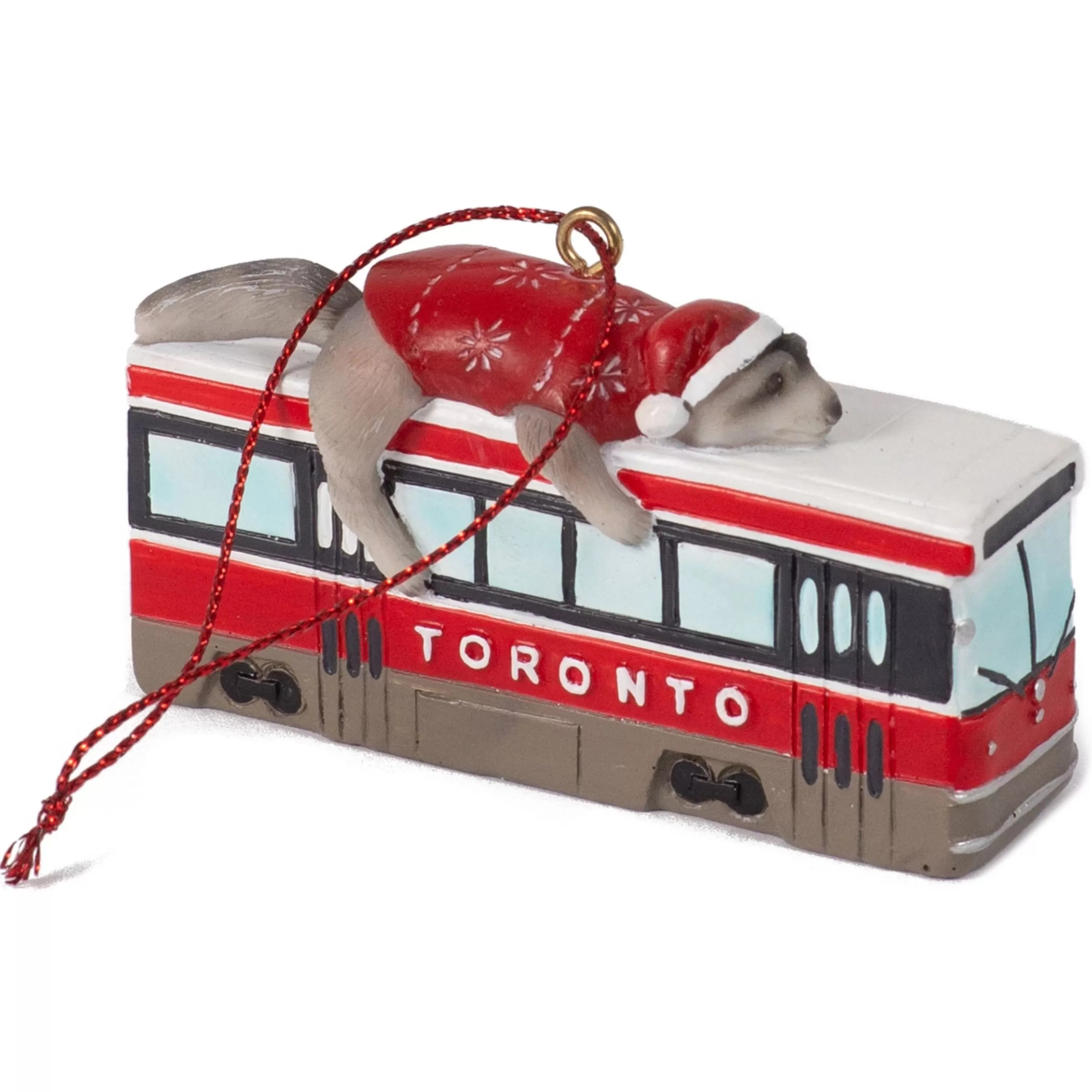 Main and Local Toronto Raccoon Ornament Set