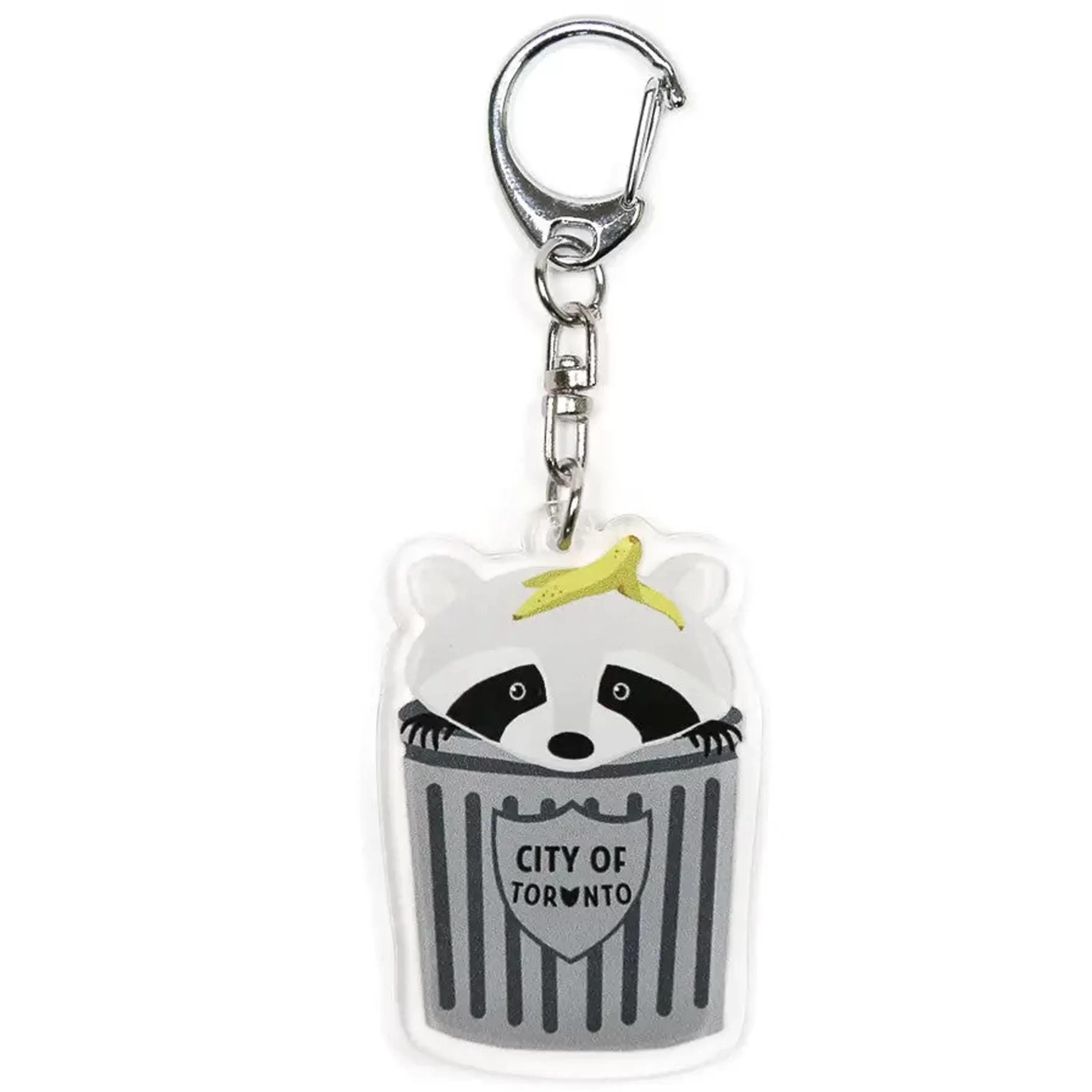 Clearance Crywolf Toronto Trash Panda Acrylic Keychain