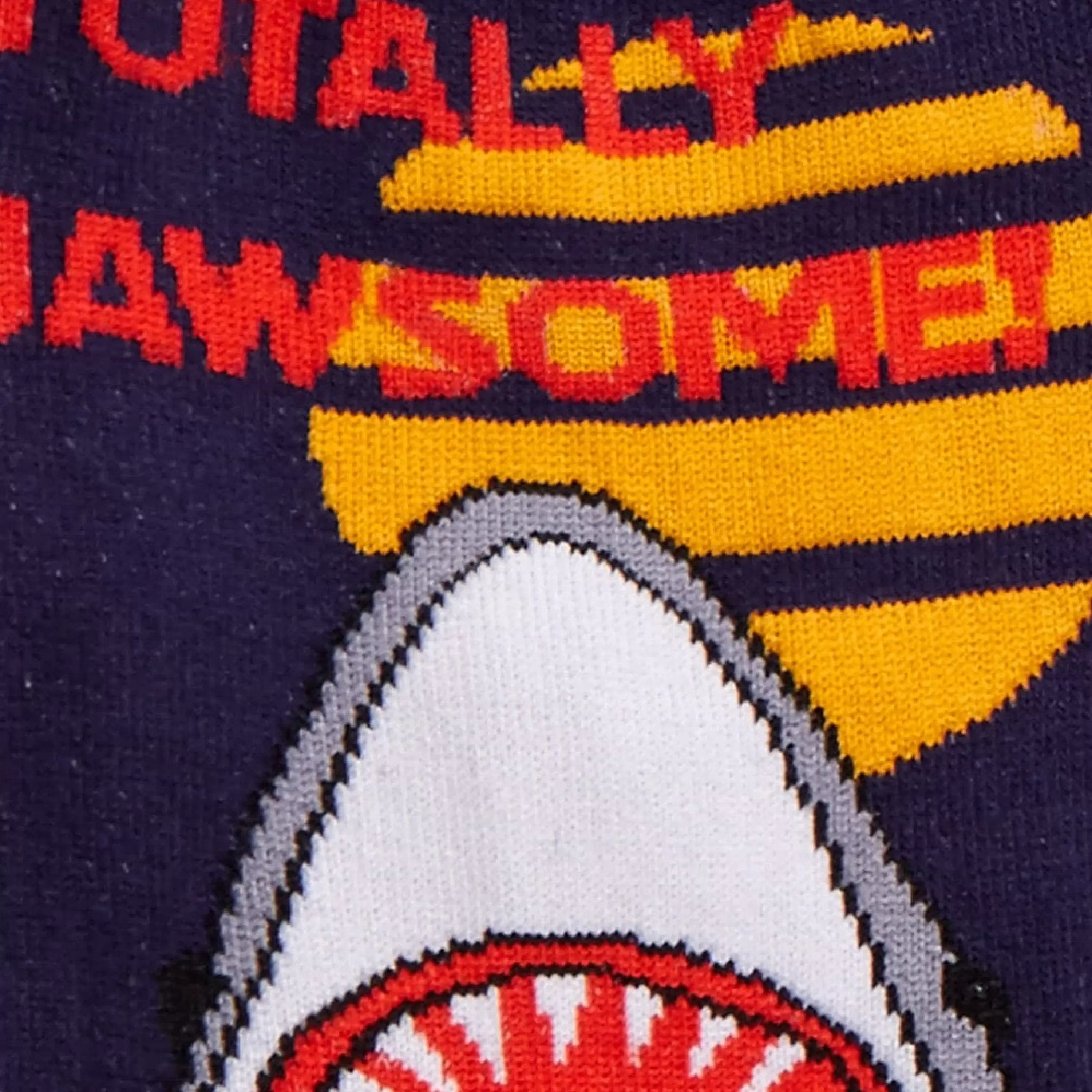 Store Sock It To Me Totally Jawsome! Men's Crew Socks