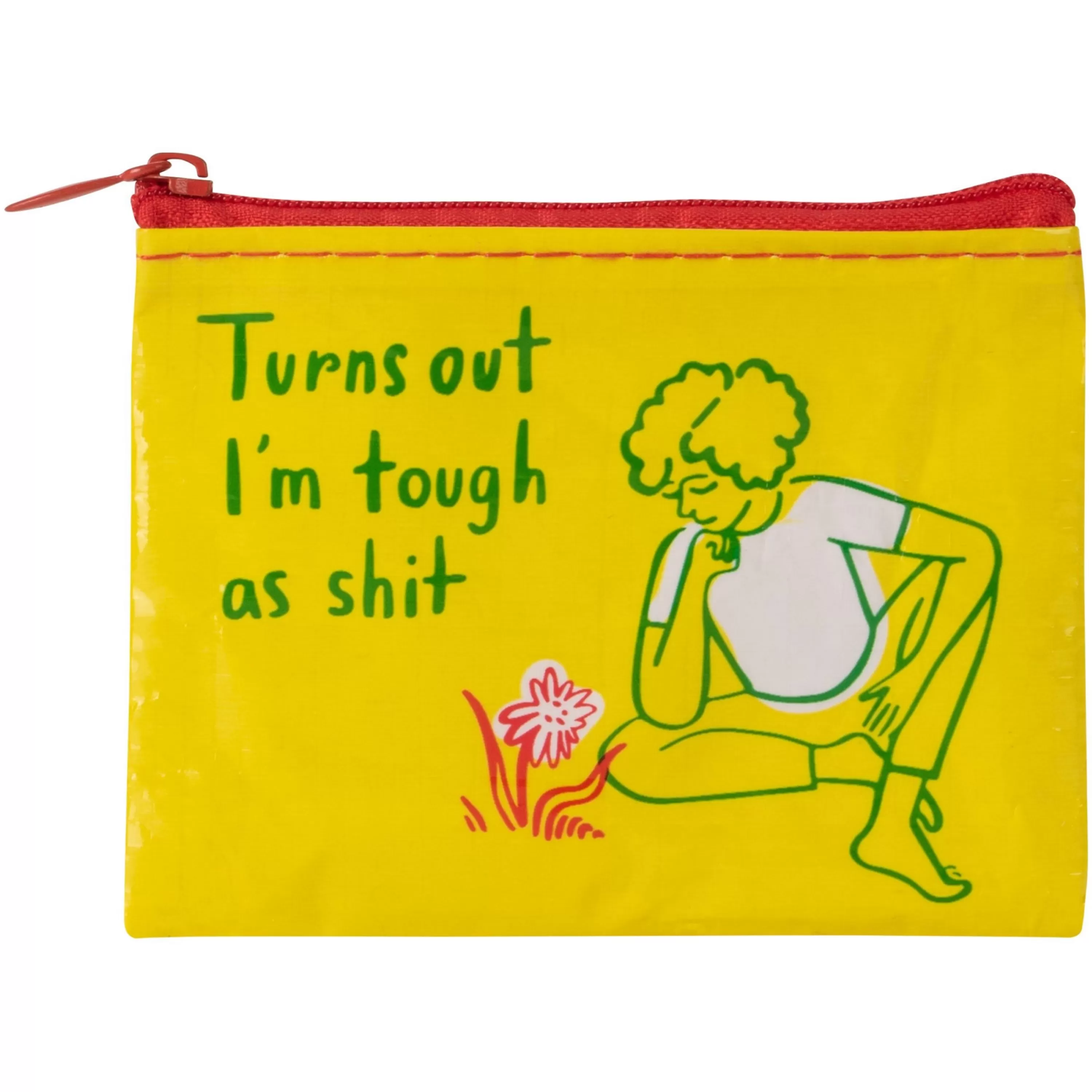 Flash Sale Blue Q Tough As Shit Coin Purse