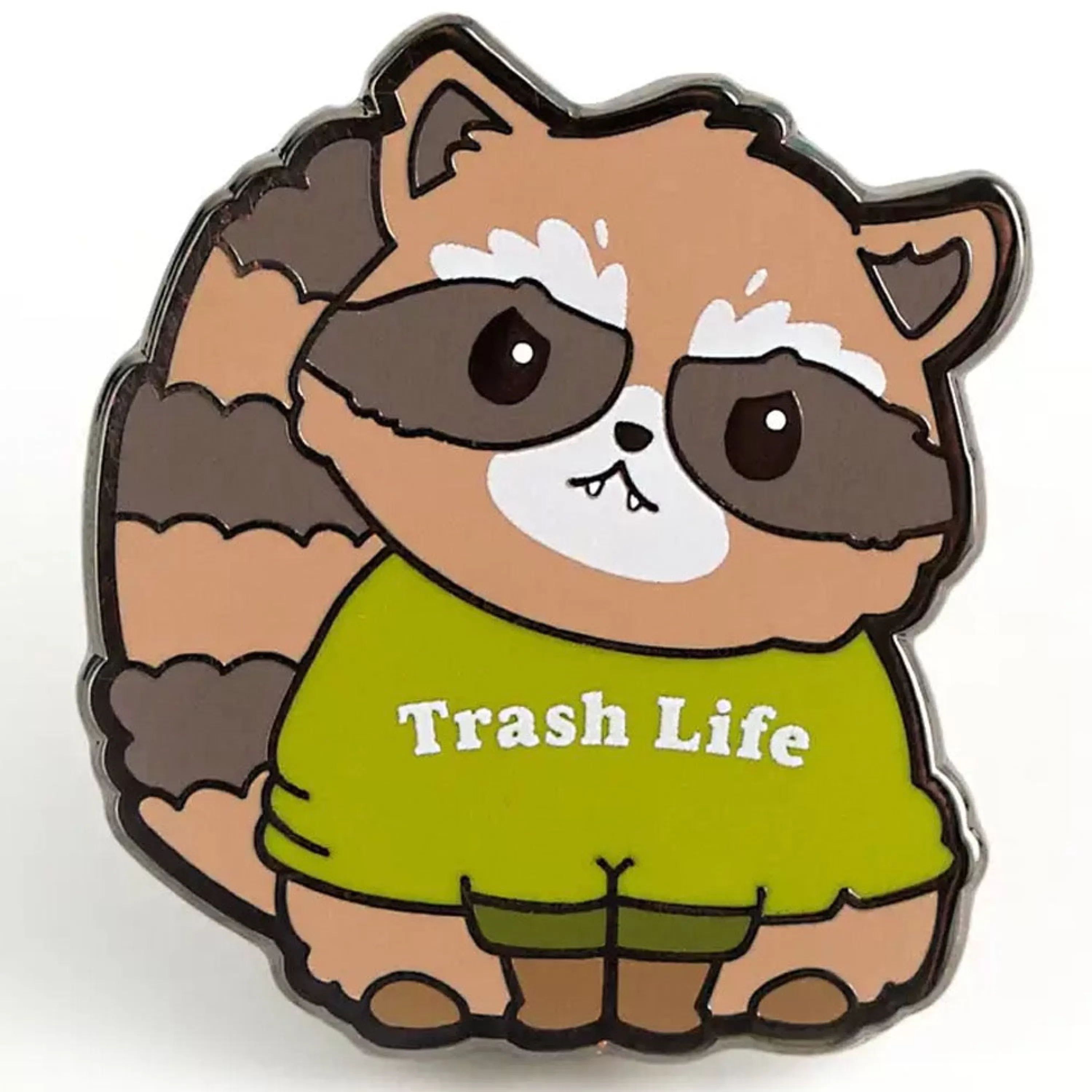 Best Sale LuxCups Creative Trash Life Raccoon Pin