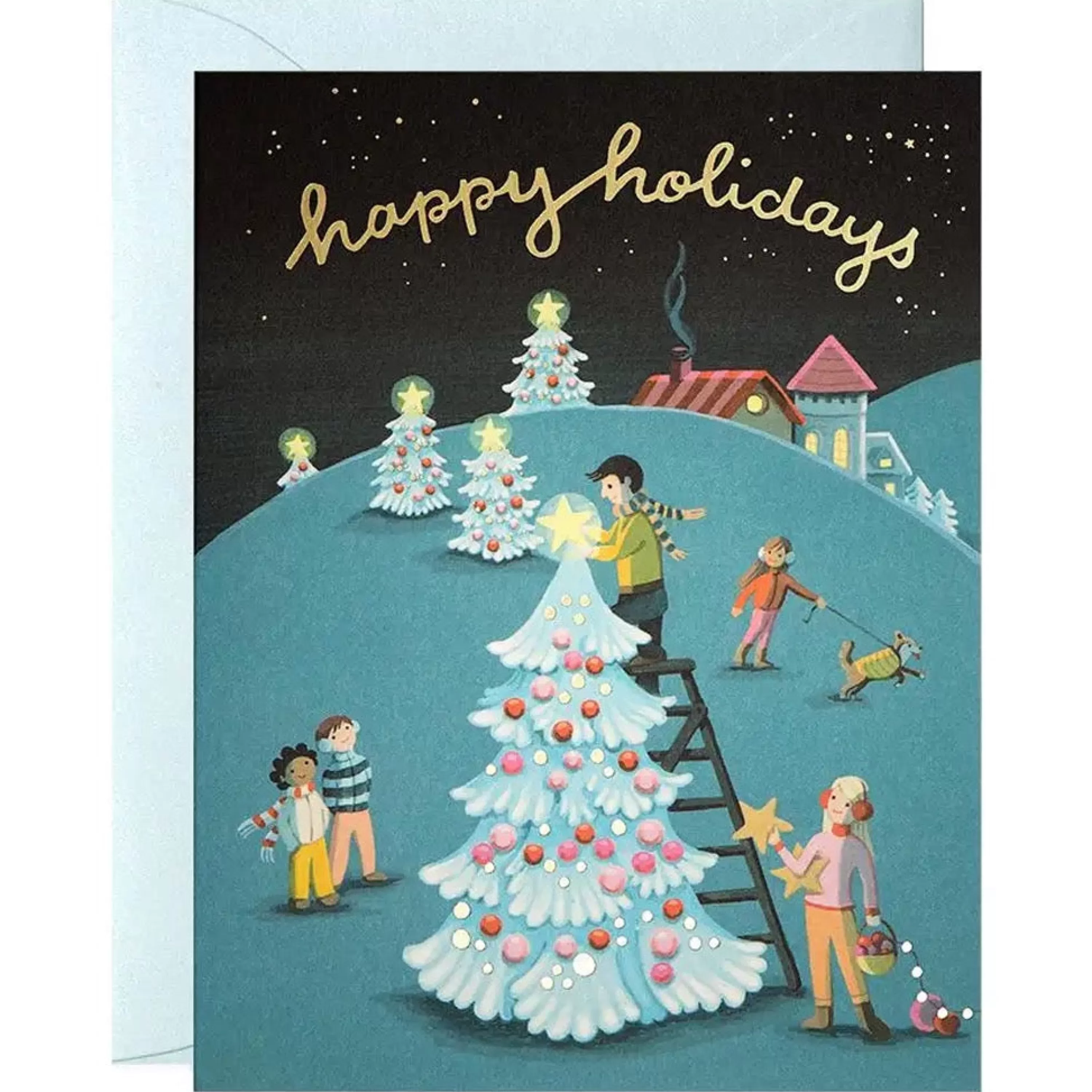 JooJoo Paper Tree Decorating Card