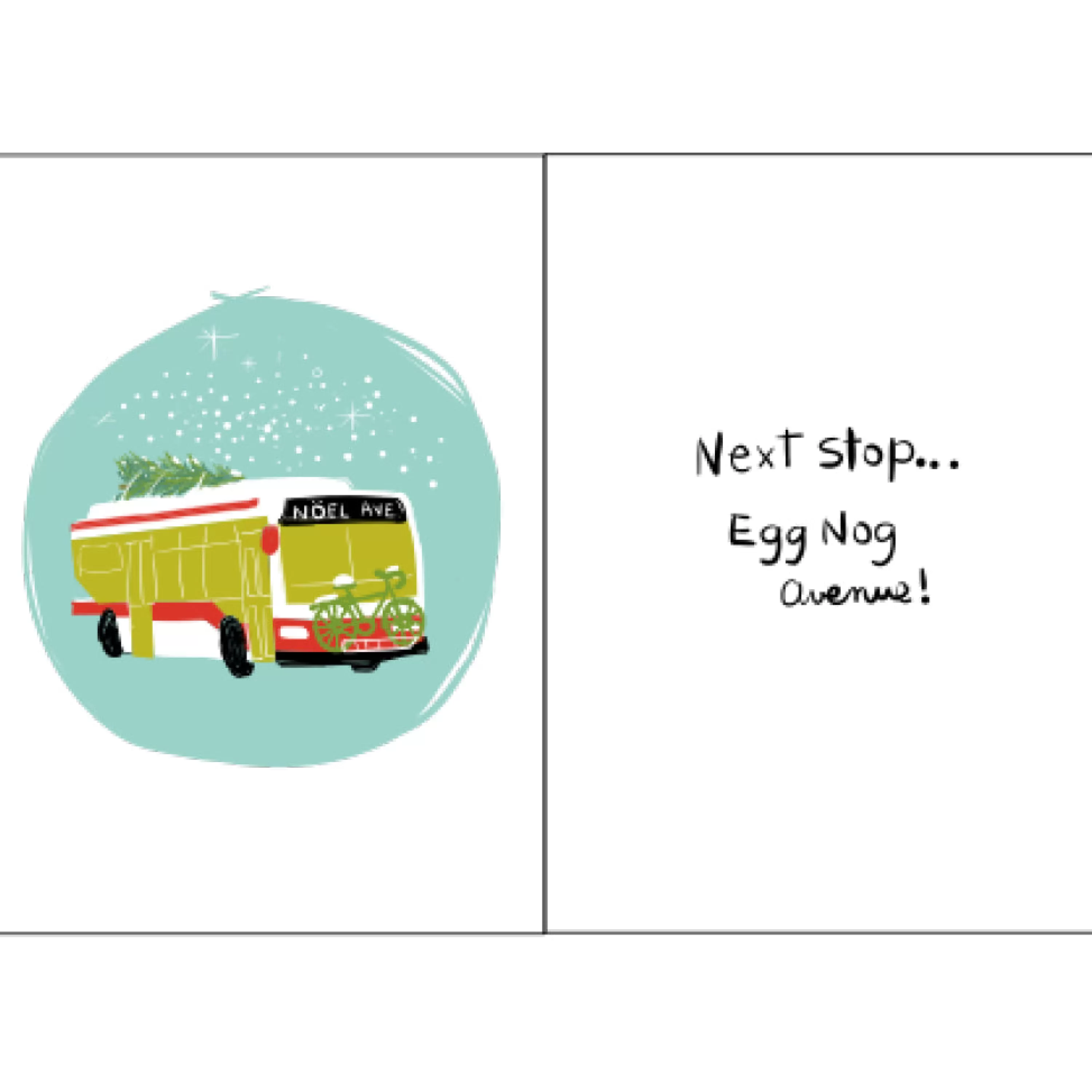 Wendy Tancock Ttc Bus Holiday Card