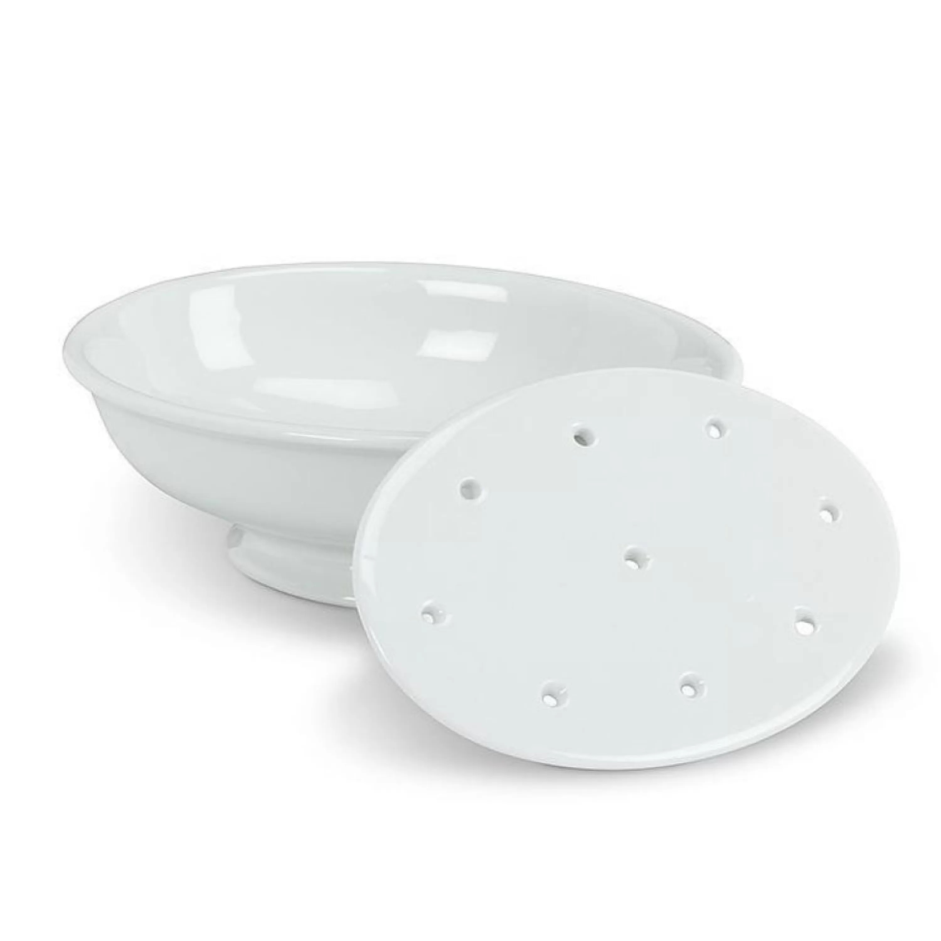 Outlet Abbott Collection Two Piece Soap Dish With Strainer