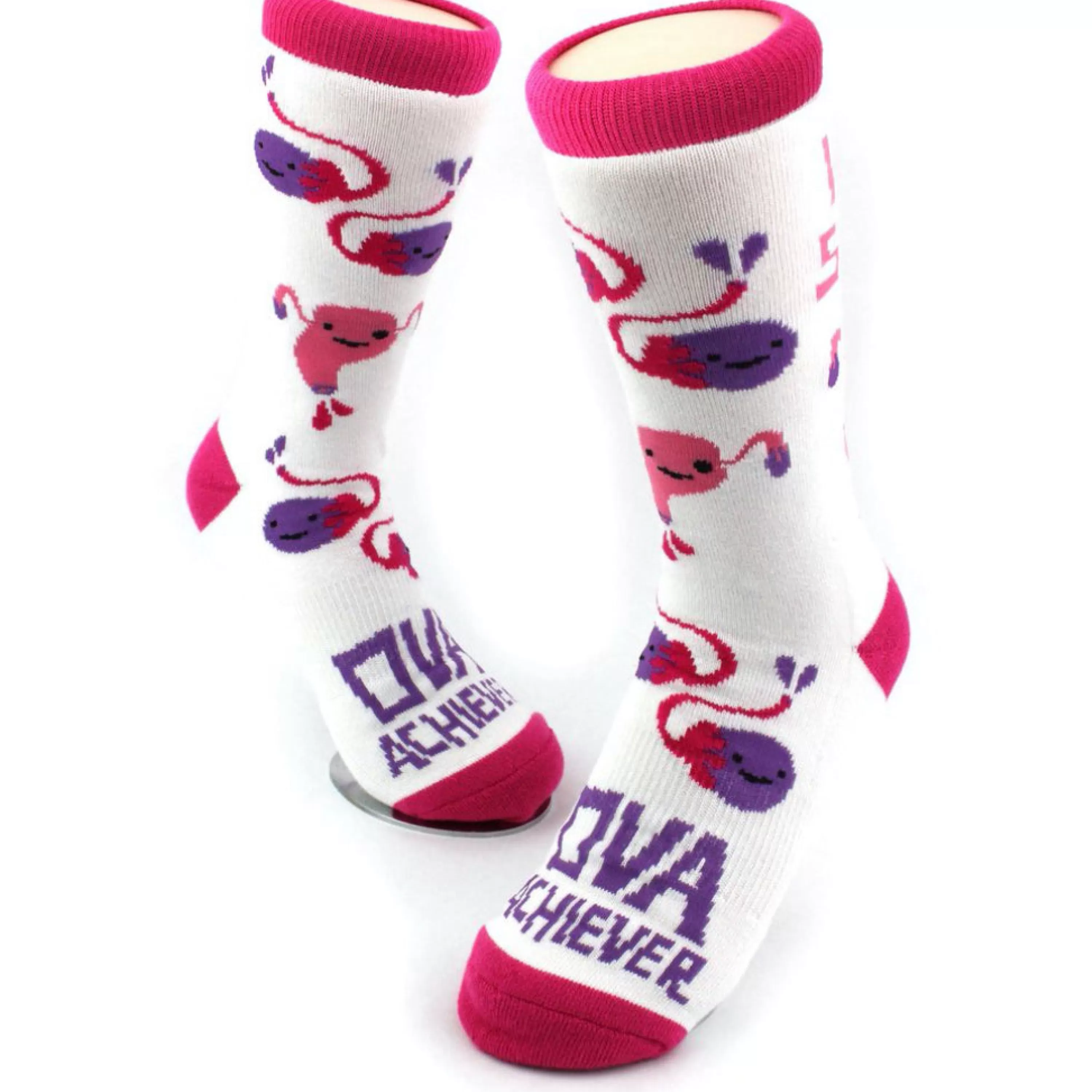 Fashion I Heart Guts Uterus & Ovary Socks