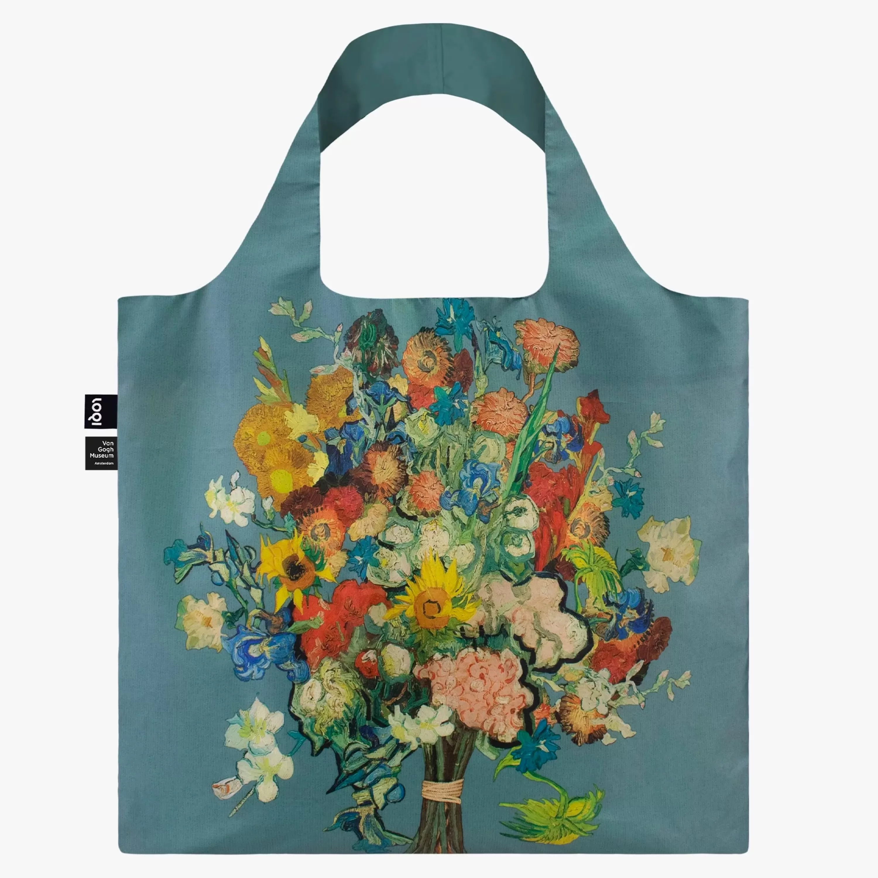 Store LOQI Van Gogh 50Th Anniversary Blue Tote Bag