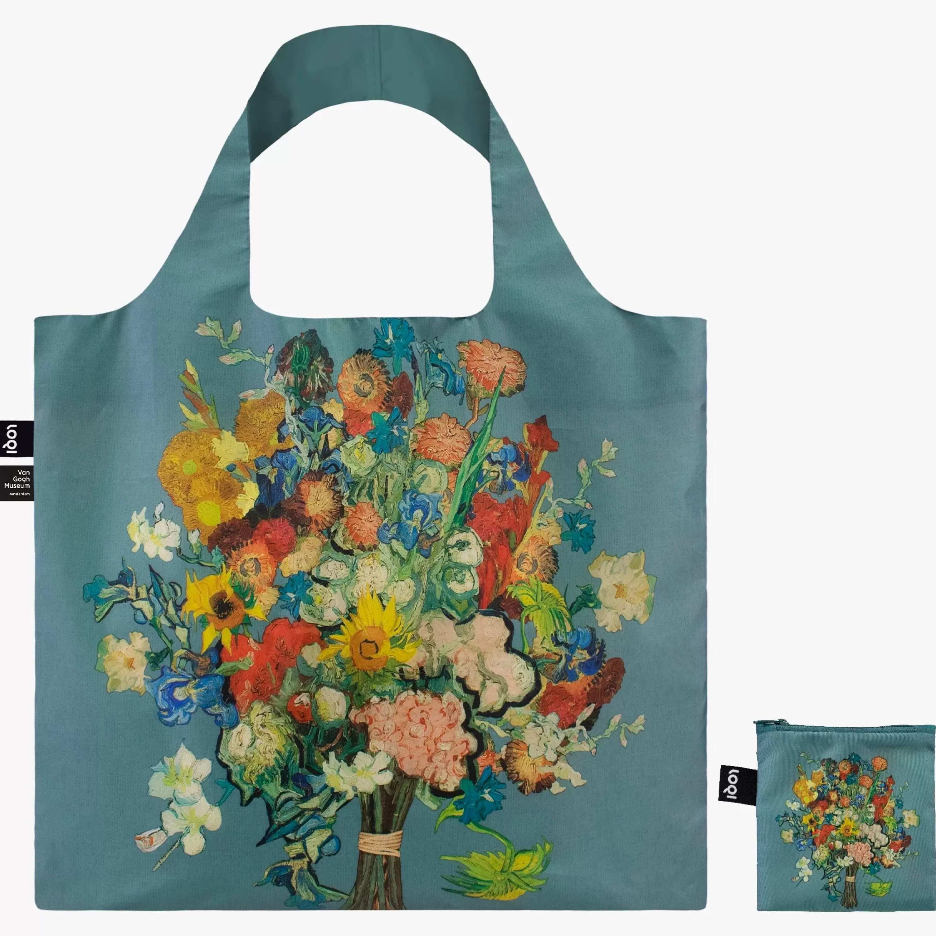 Store LOQI Van Gogh 50Th Anniversary Blue Tote Bag