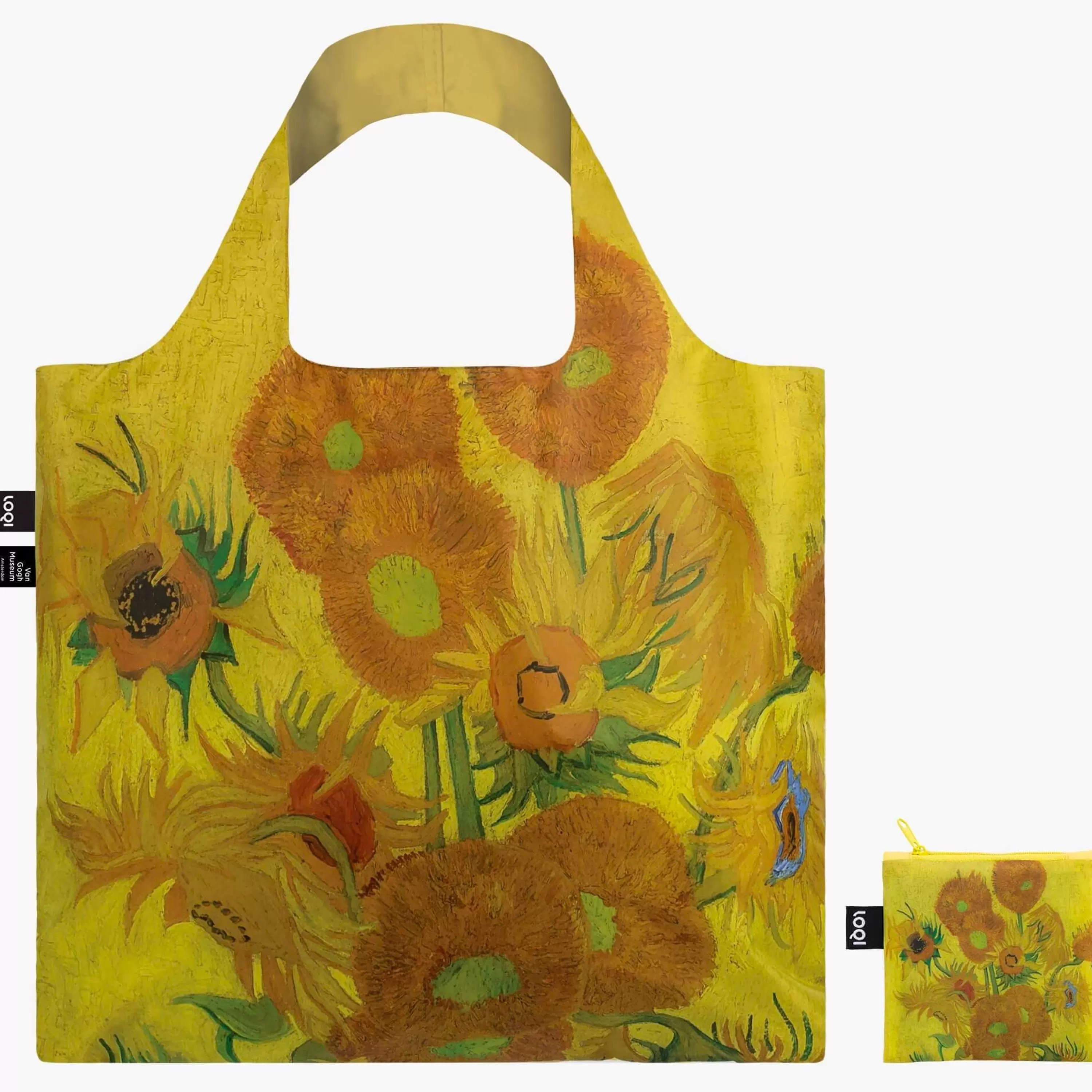 Clearance LOQI Van Gogh Sunflowers Recycled Tote Bag