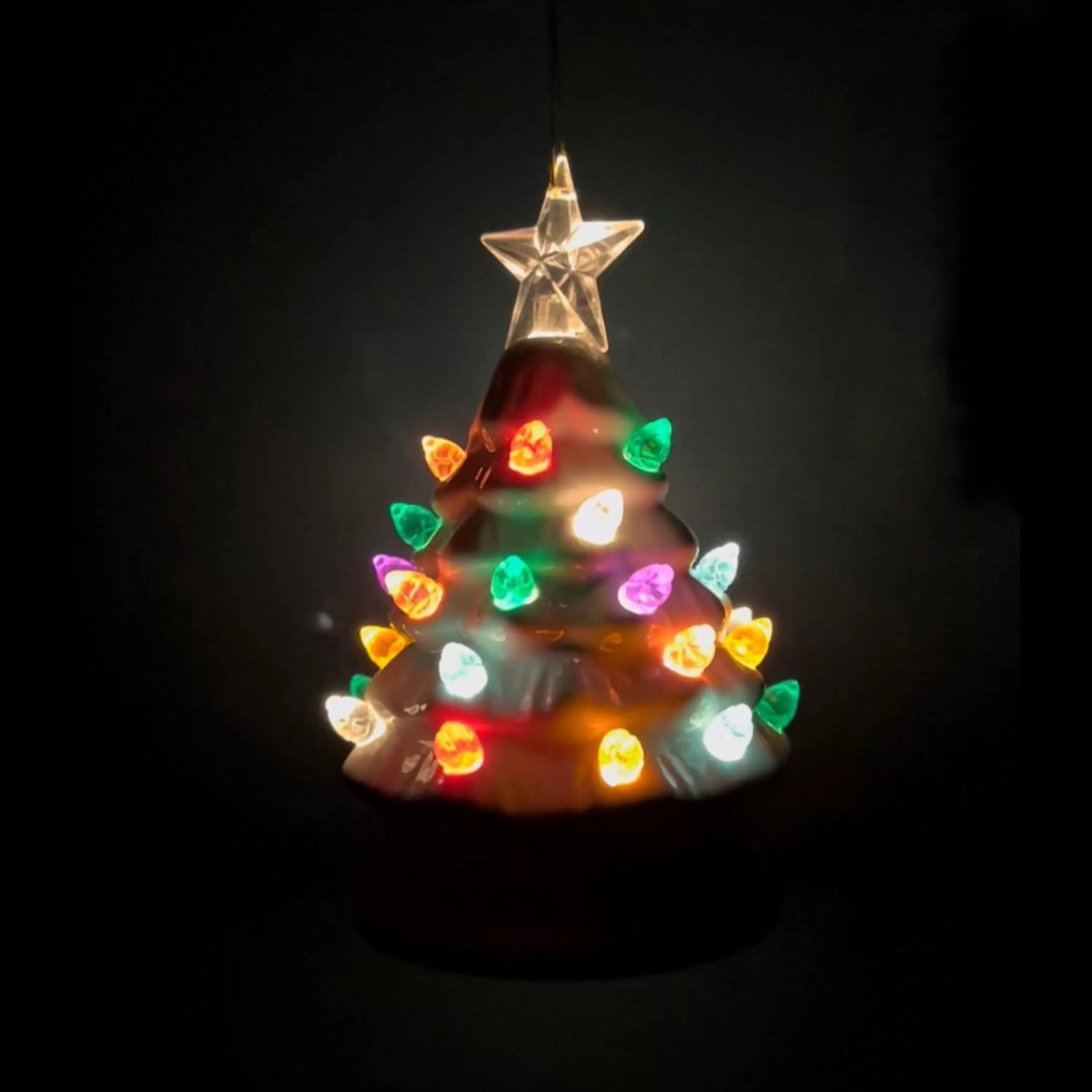 Midwest Vintage Ceramic Tree Led Ornament