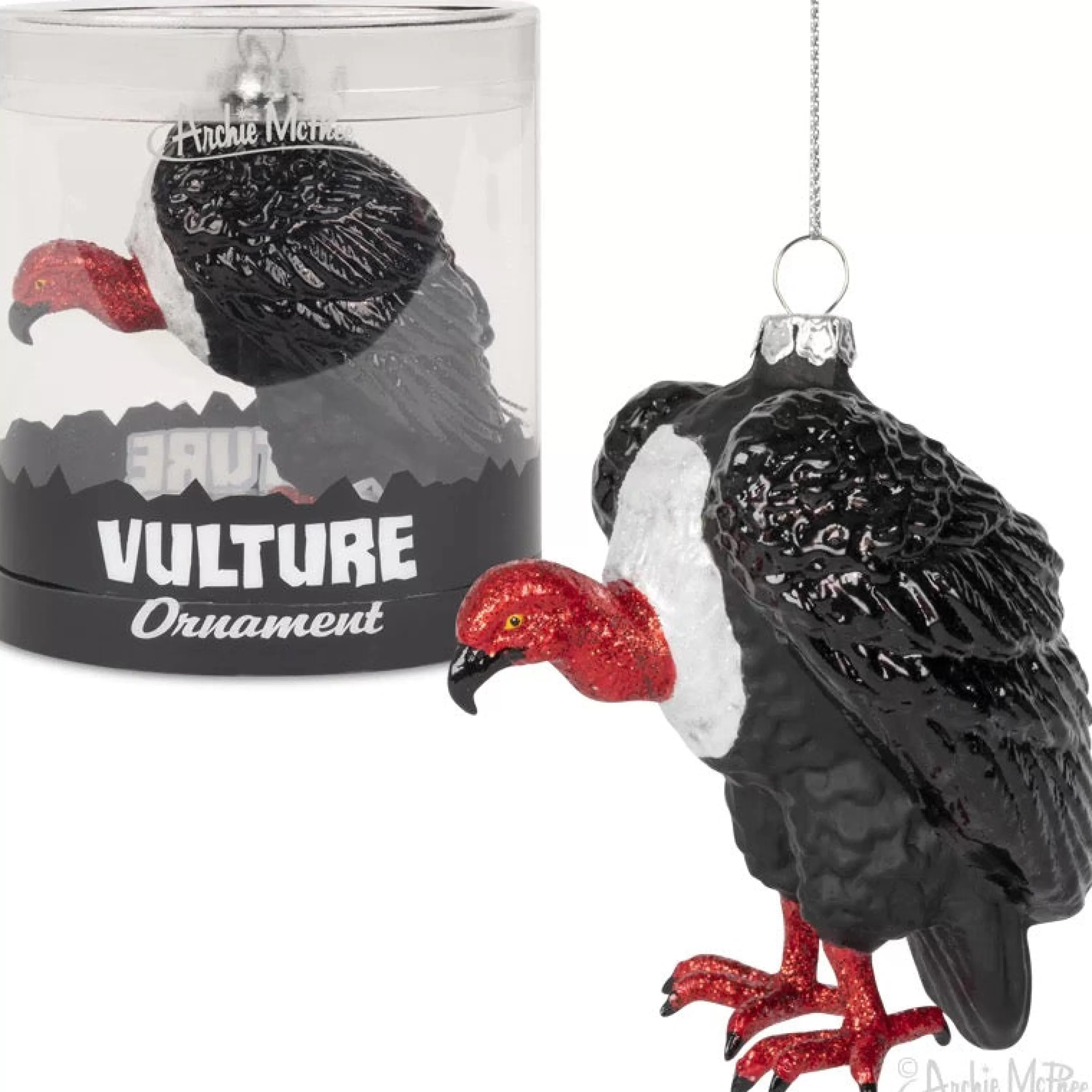 Archie McPhee Vulture Christmas Ornament