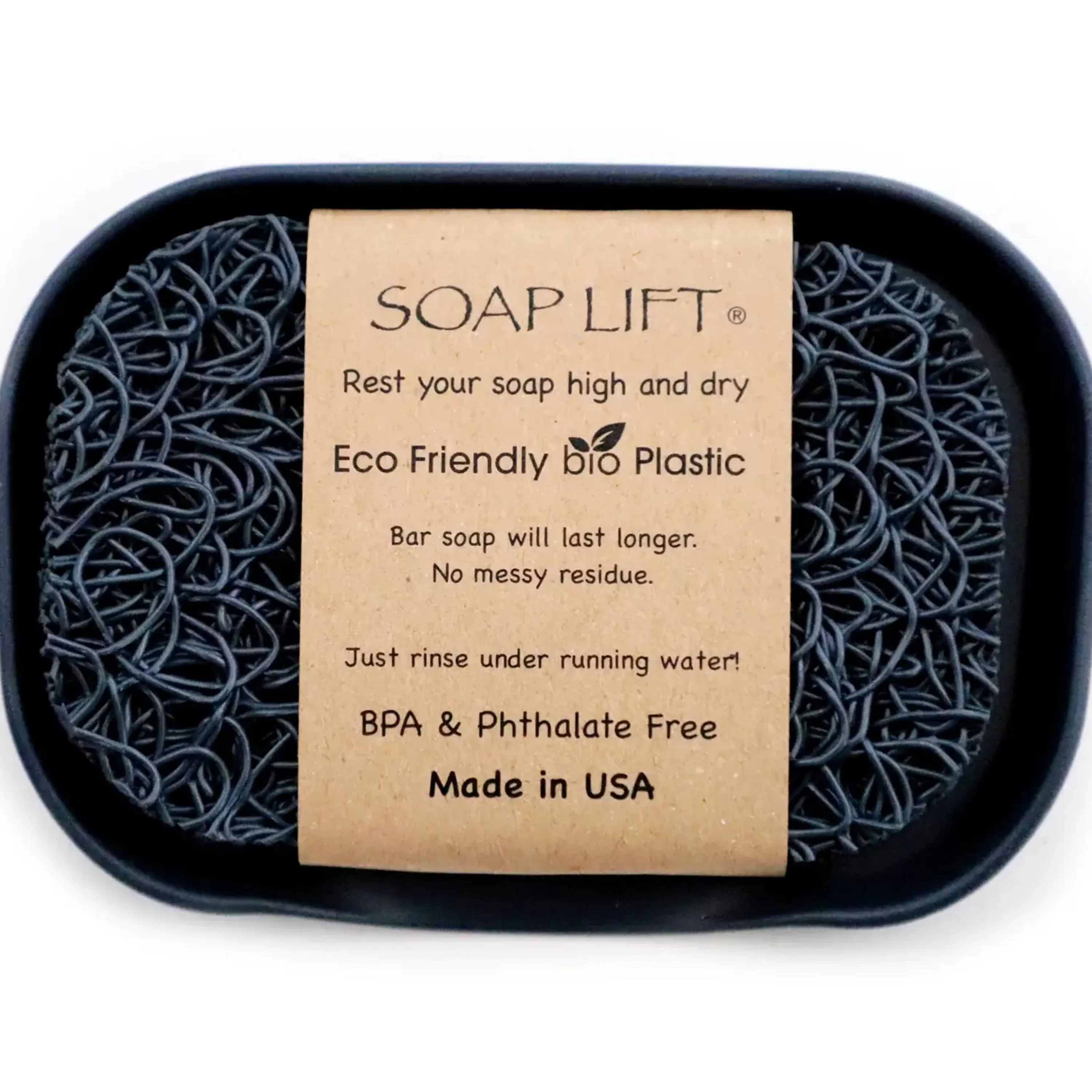 Best Soap Lift Waterfall Soap Dish With - Grey