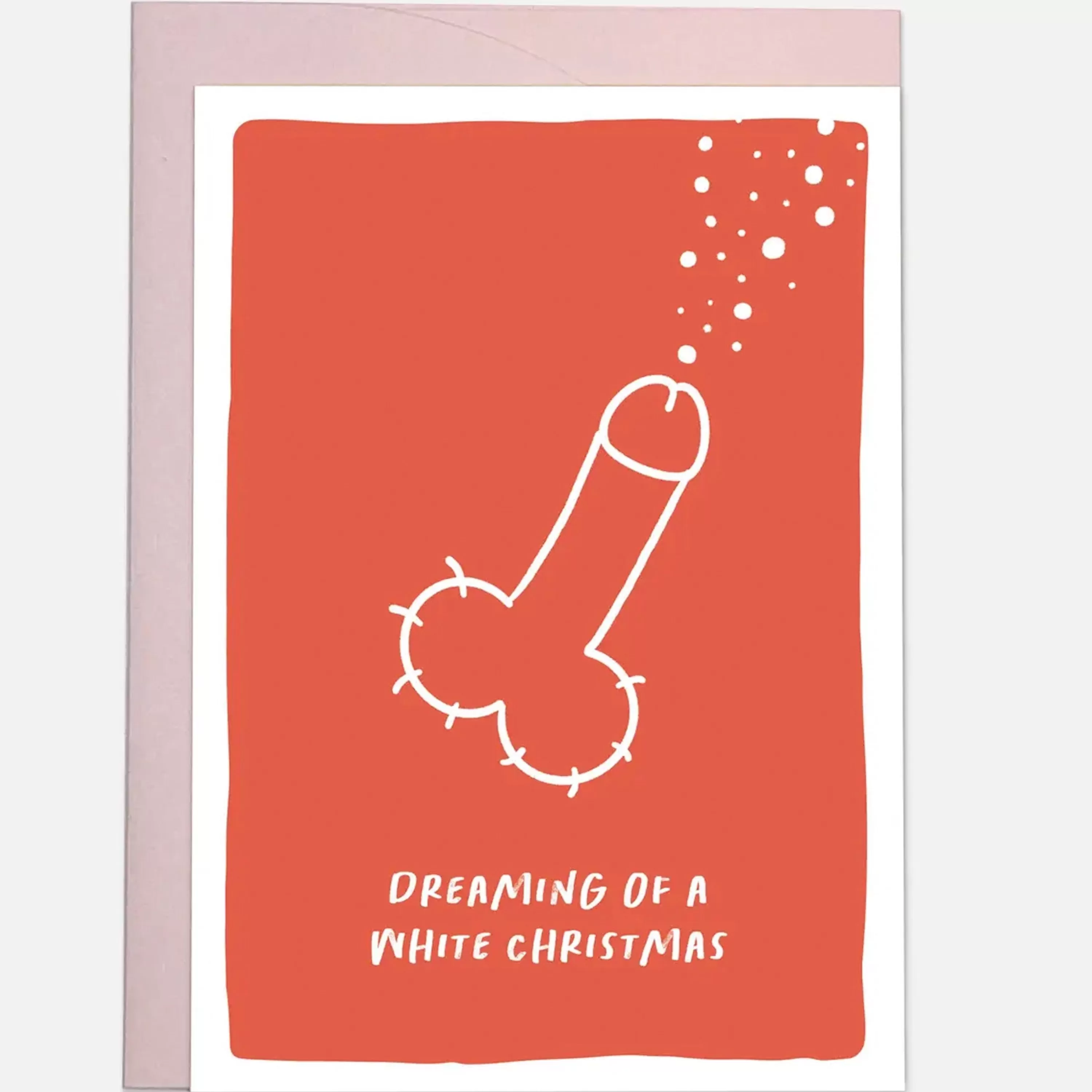 Kaart Blanche White Christmas Splooge Card