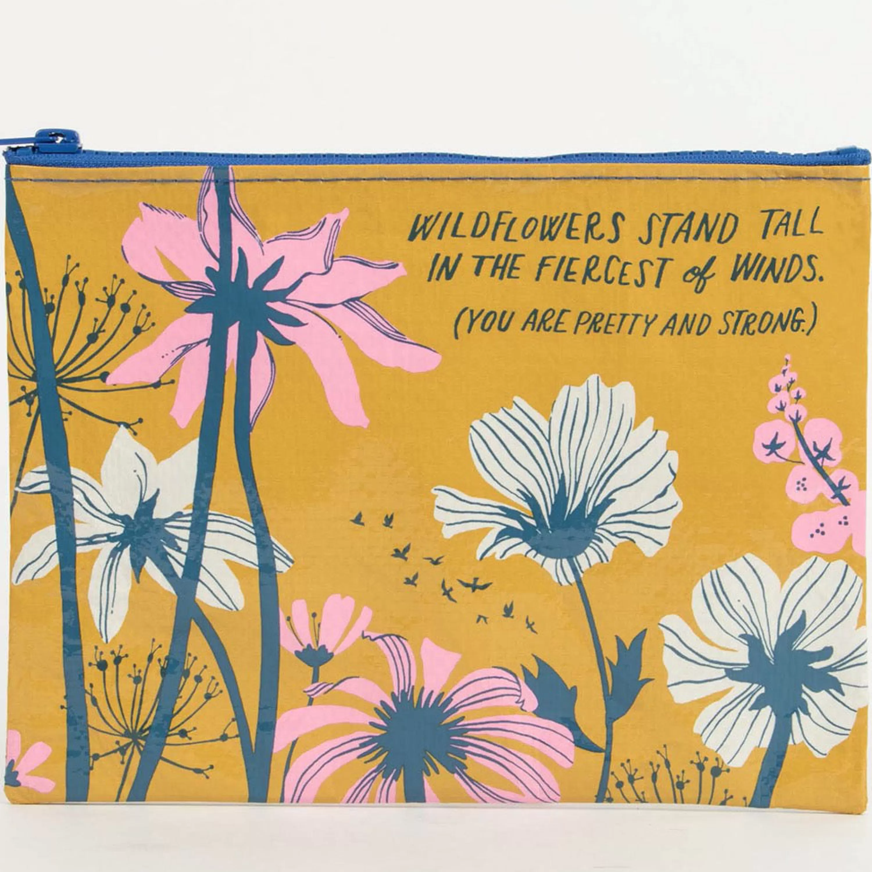 Discount Blue Q Wildflowers Stand Zipper Pouch