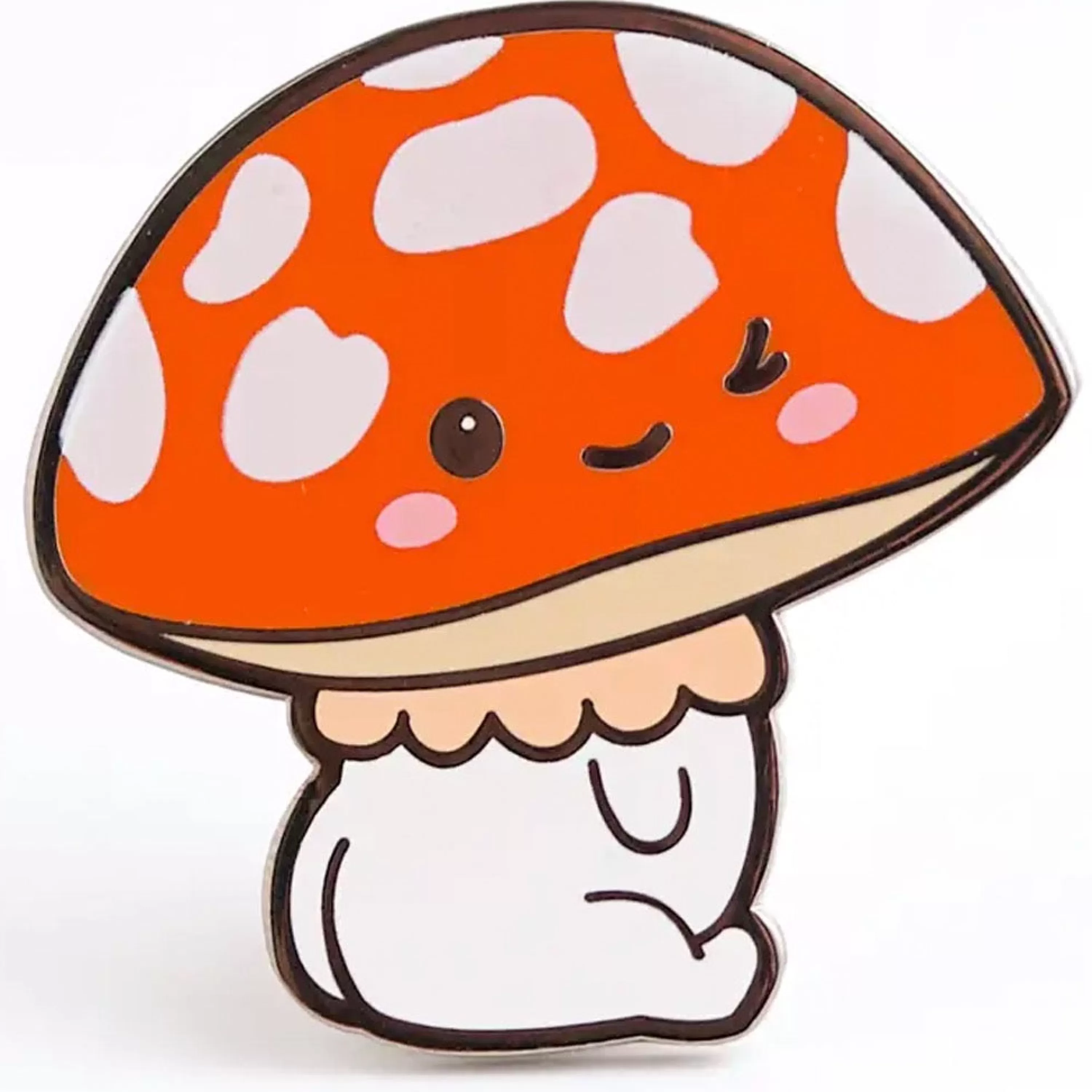 Cheap LuxCups Creative Winking Mushroom Pin