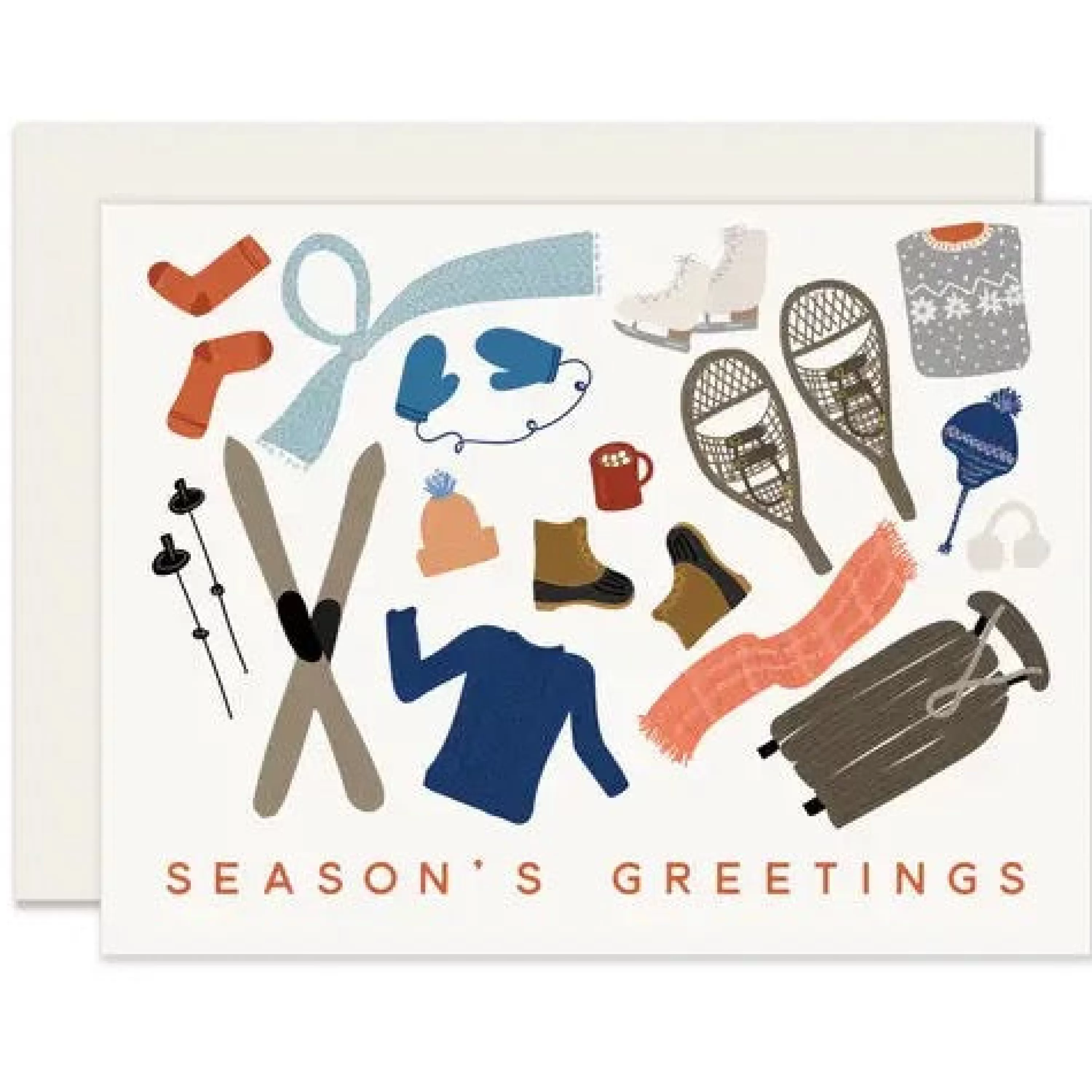 Slightly Stationery Winter Essentials Season's Greetings Card