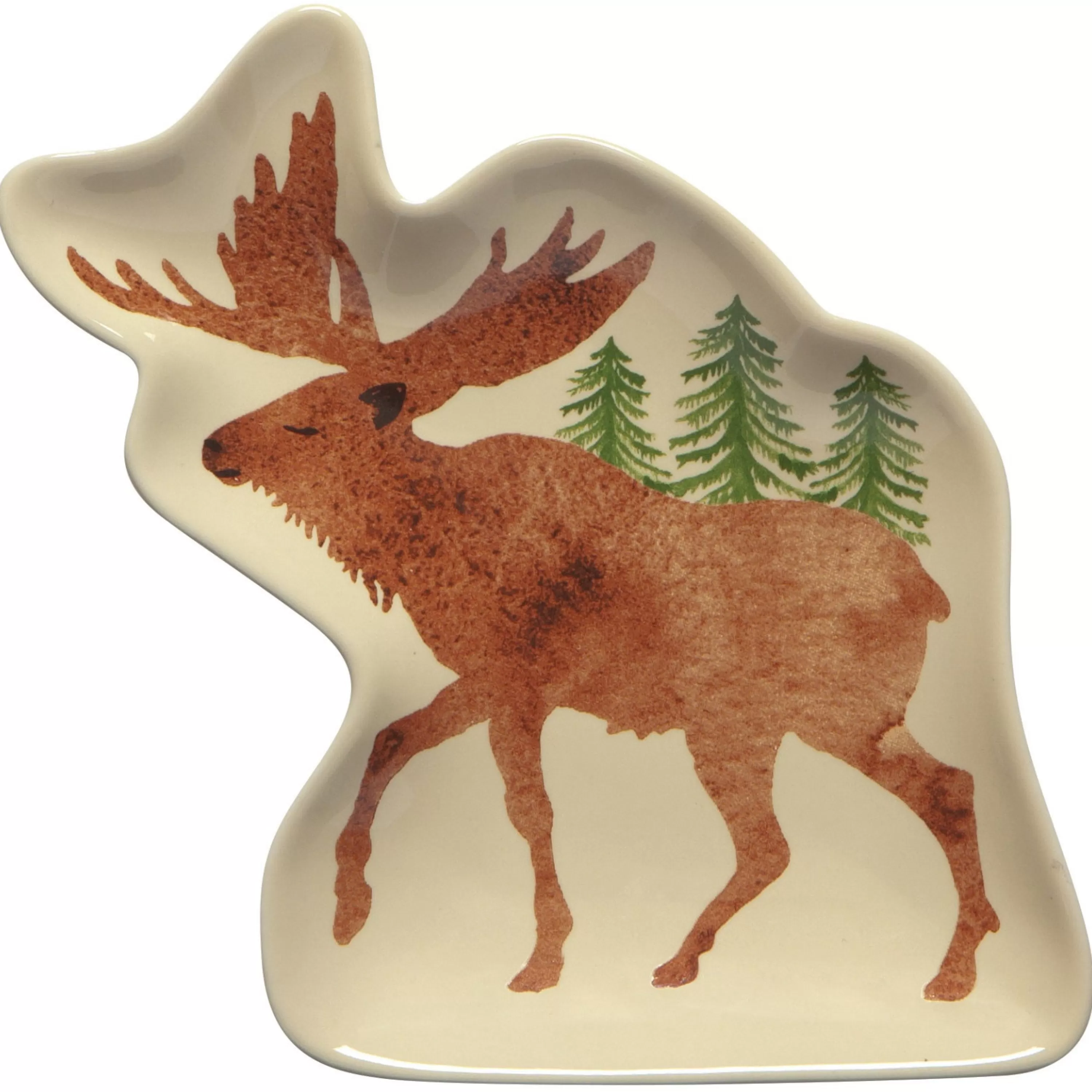 Danica Winter Moose Shaped Dish