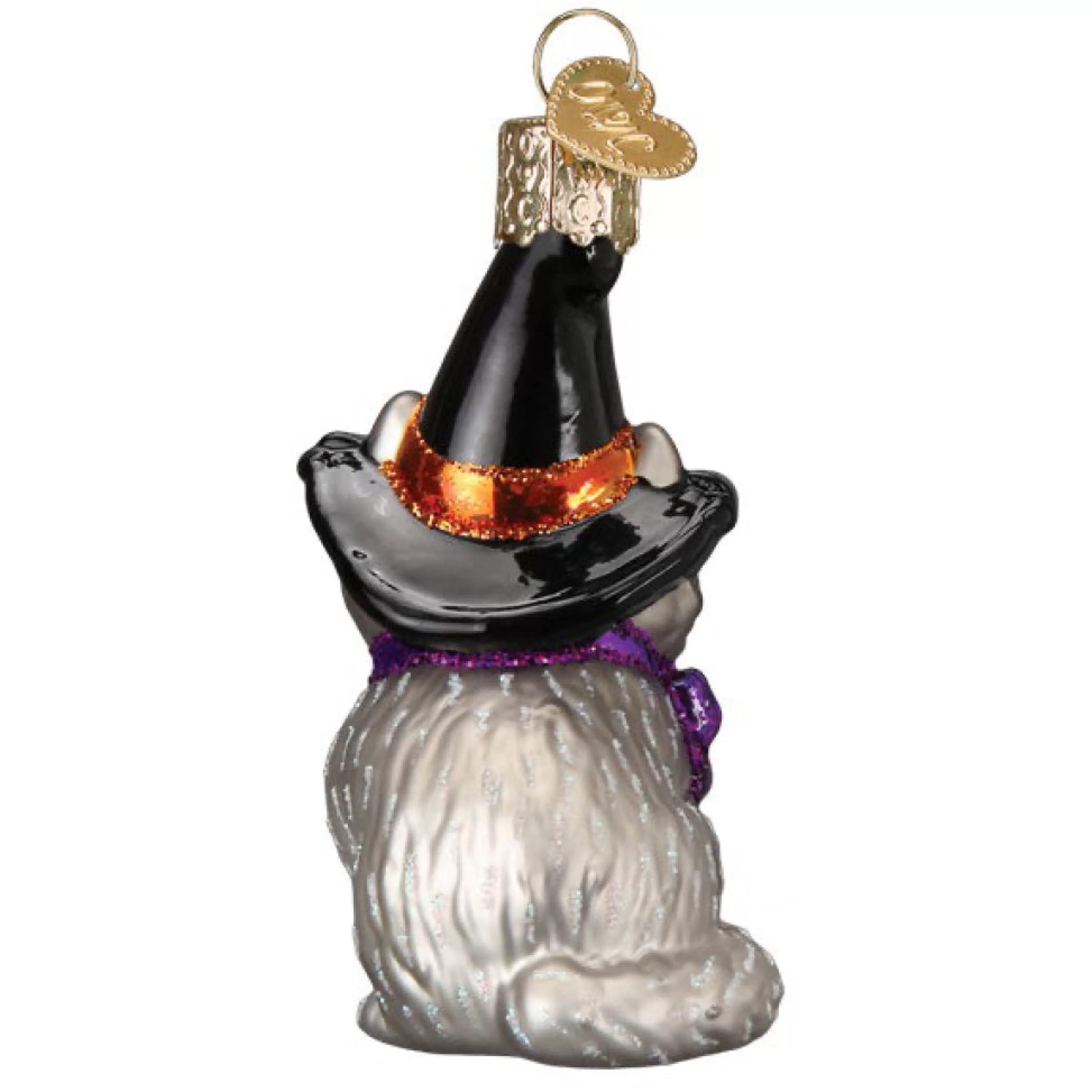 Old World Christmas Witch Kitten Ornament